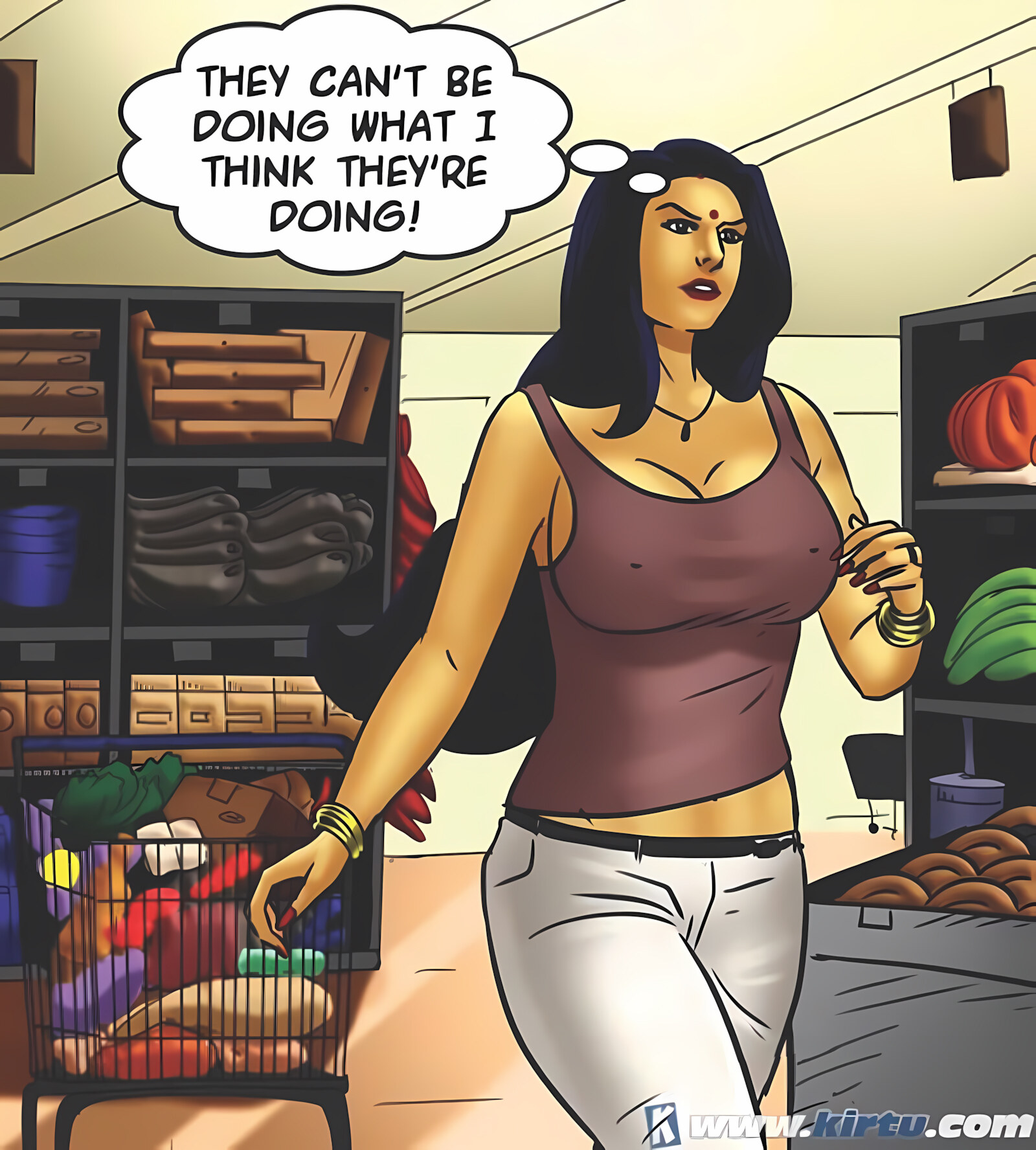 Savita Bhabhi 71-80 [Kirtu], Savita Bhabhi 72 - Savita loses her Mojo, page 21 of 155