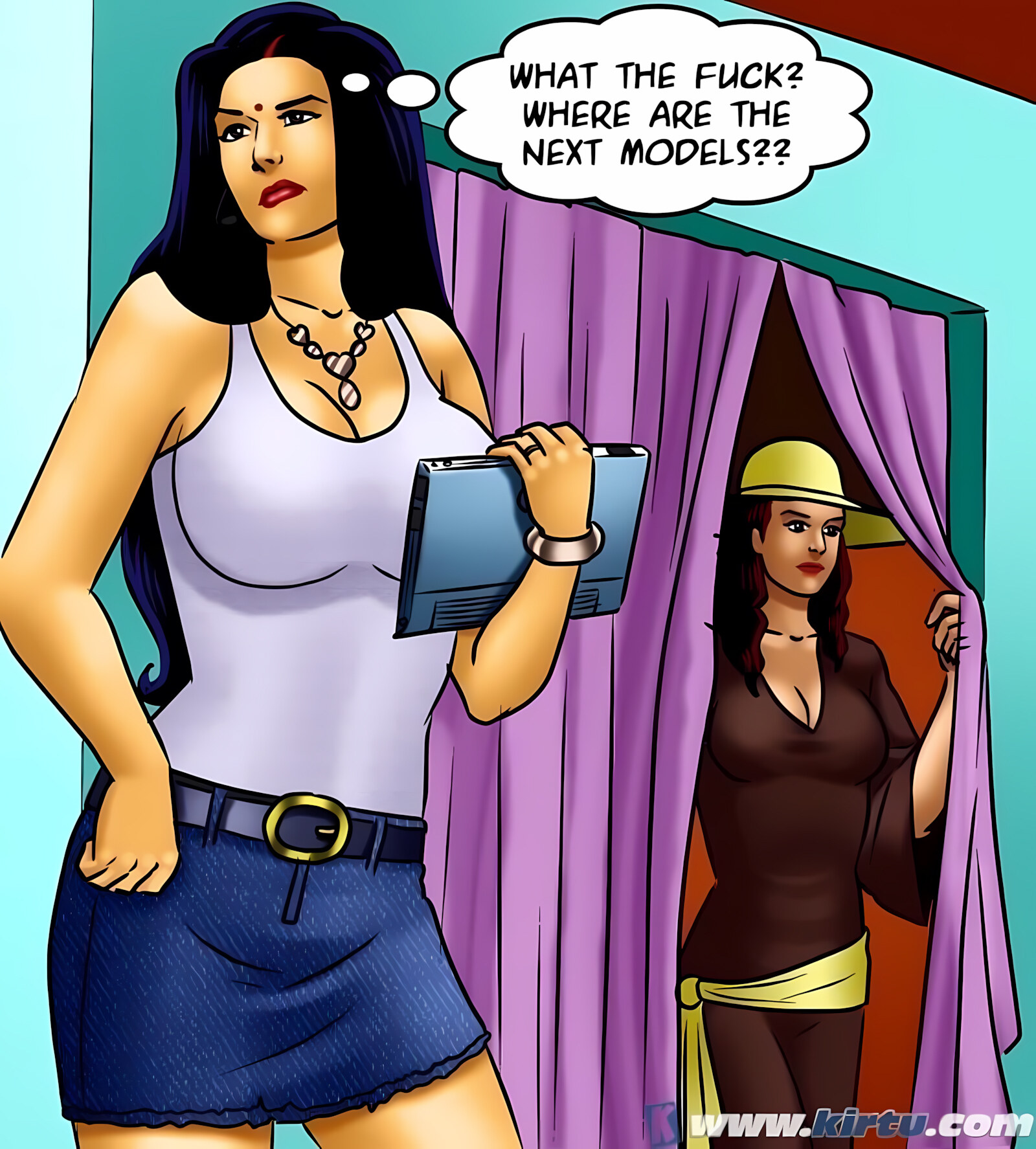 Savita Bhabhi 71-80 [Kirtu], Savita Bhabhi 71 - Pussy on the Catwalk, page 11 of 157