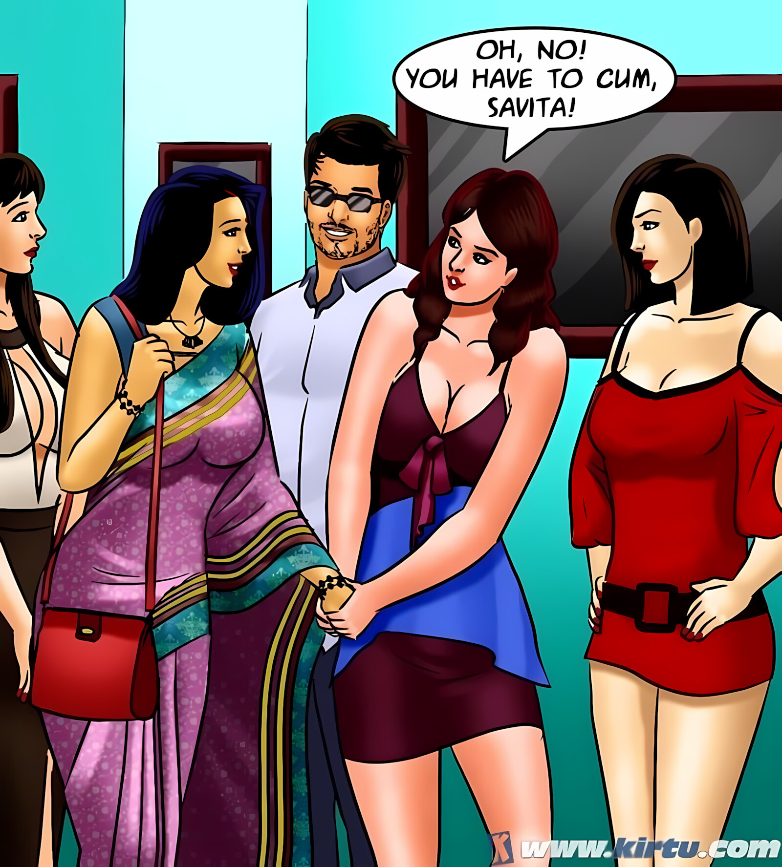 Savita Bhabhi 71-80 [Kirtu], Savita Bhabhi 71 - Pussy on the Catwalk, page 105 of 157