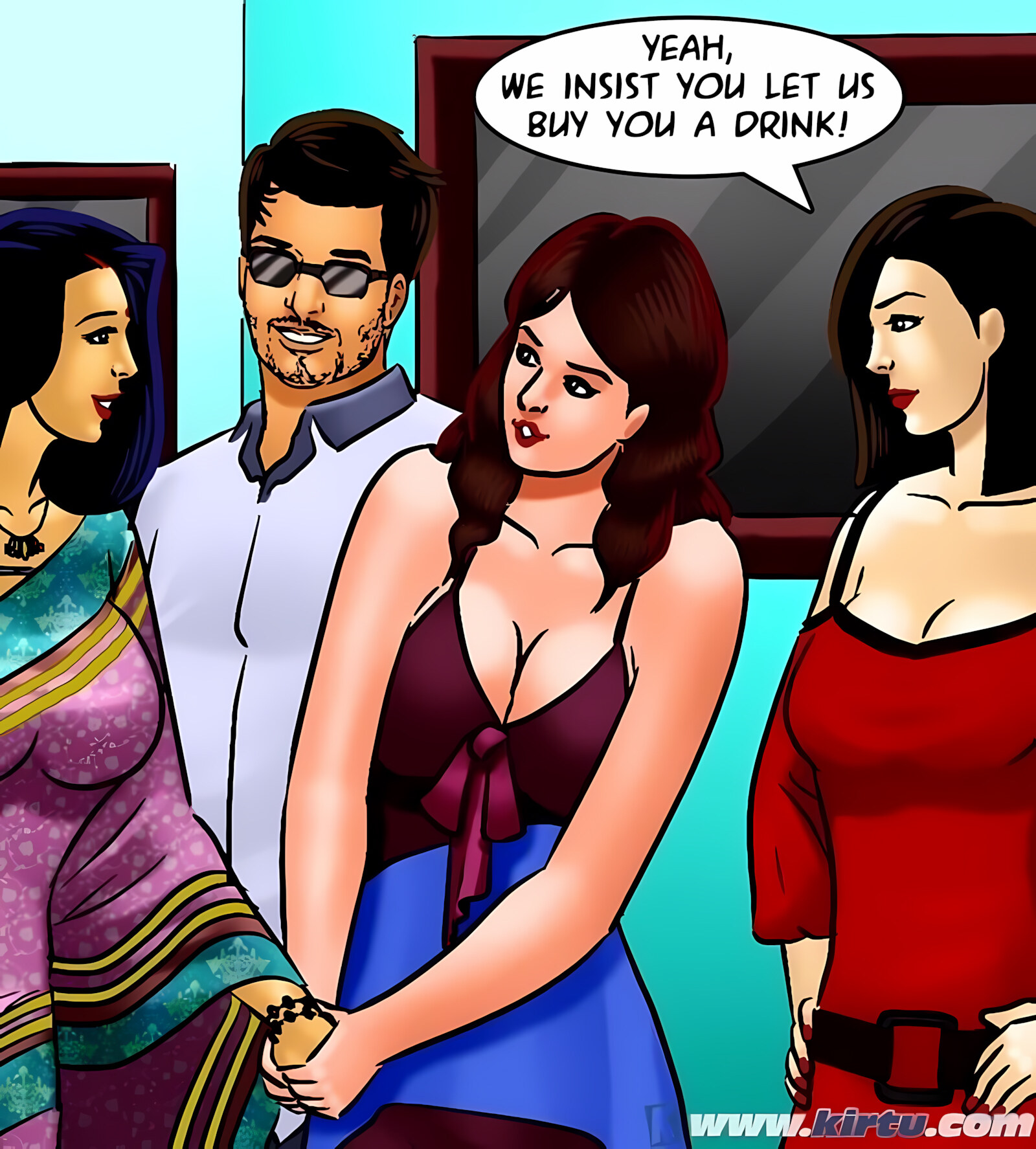 Savita Bhabhi 71-80 [Kirtu], Savita Bhabhi 71 - Pussy on the Catwalk, page 106 of 157
