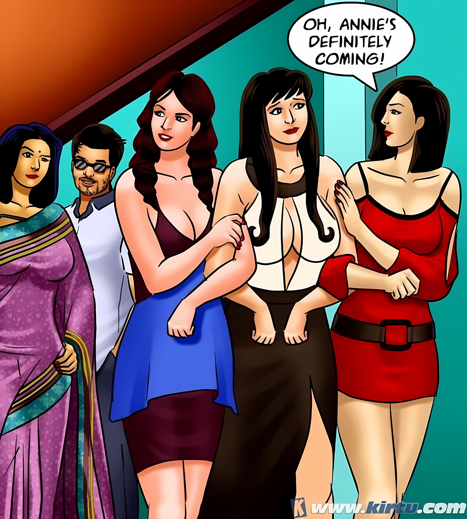 Savita Bhabhi 71-80 [Kirtu], Savita Bhabhi 71 - Pussy on the Catwalk, page 108 of 157
