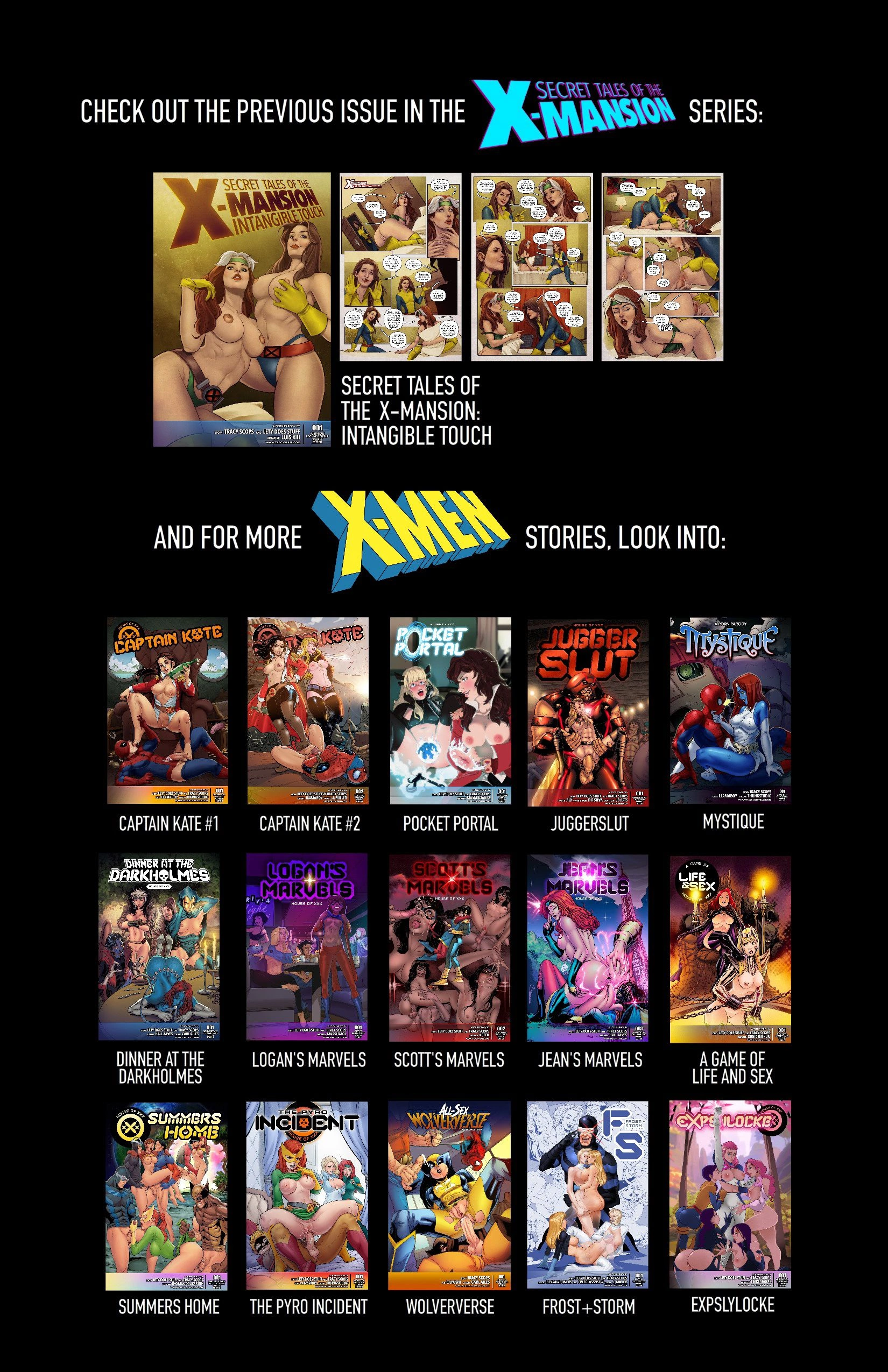 Secret Tales Of The X-Mansion – Intangible Touch (X-Men), Intangible Touch 2, page 19 of 21