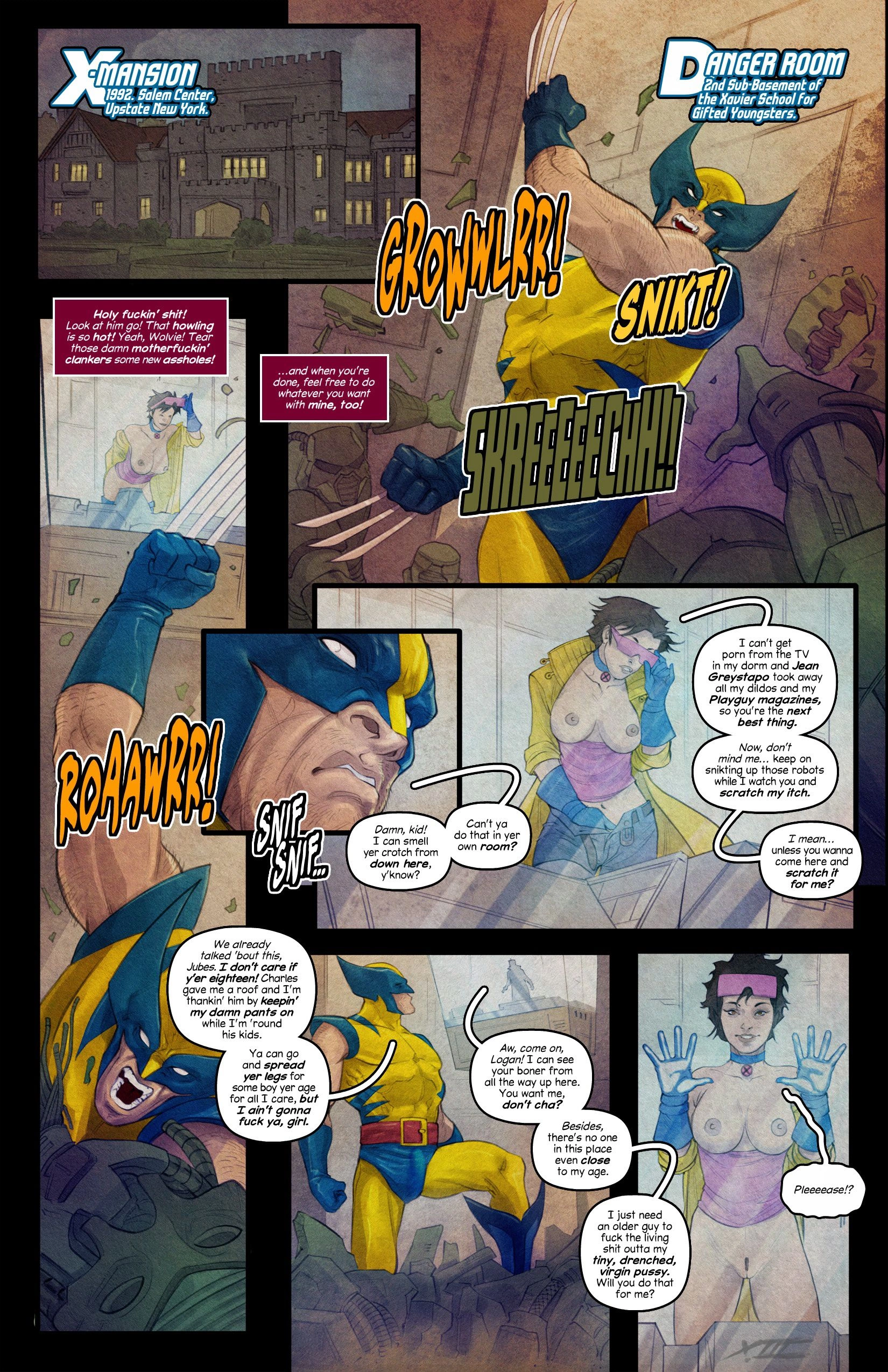 Secret Tales Of The X-Mansion – Intangible Touch (X-Men), Intangible Touch 2, page 3 of 21