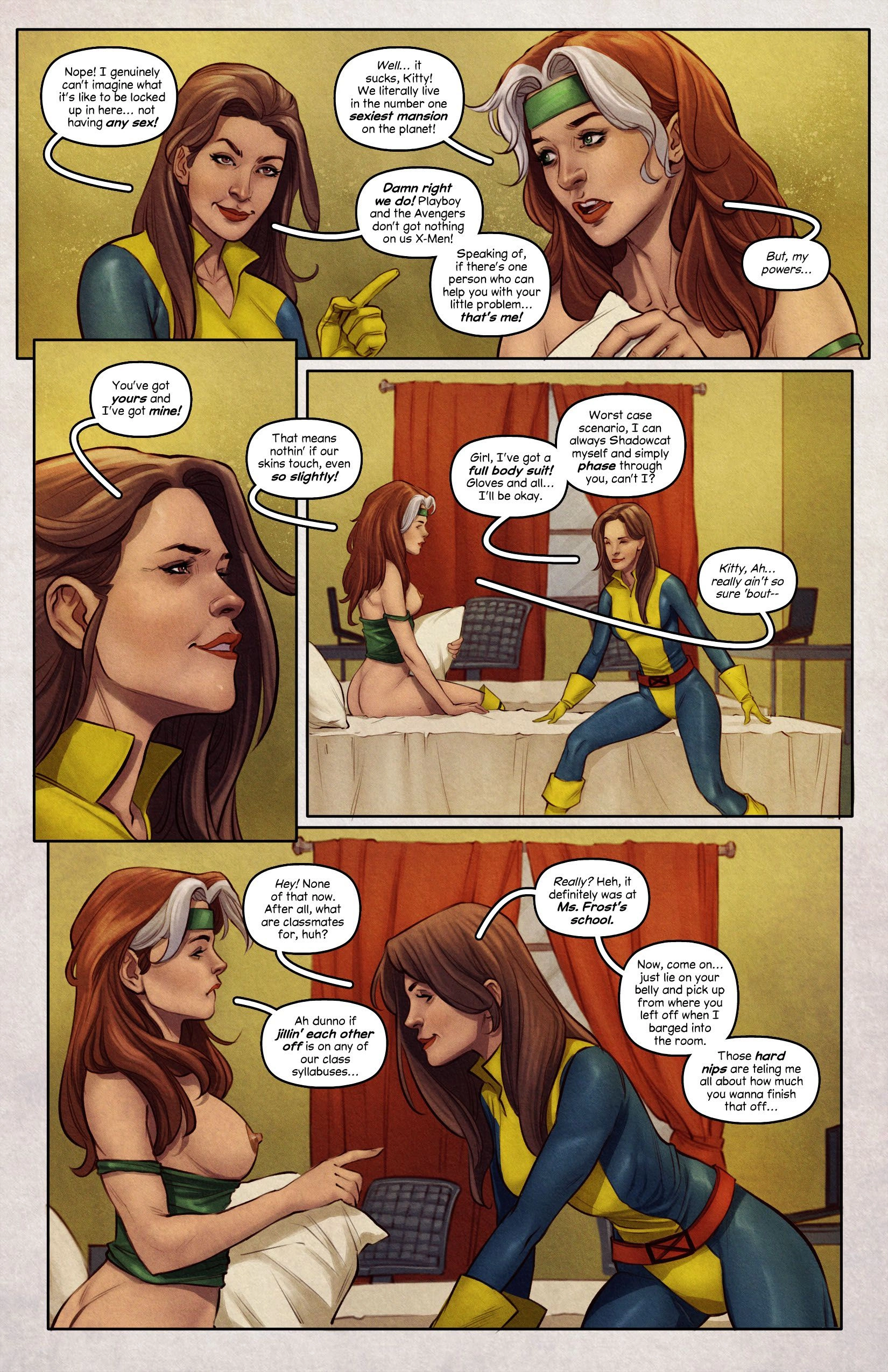 Secret Tales Of The X-Mansion – Intangible Touch (X-Men), Intangible Touch 1, page 4 of 11