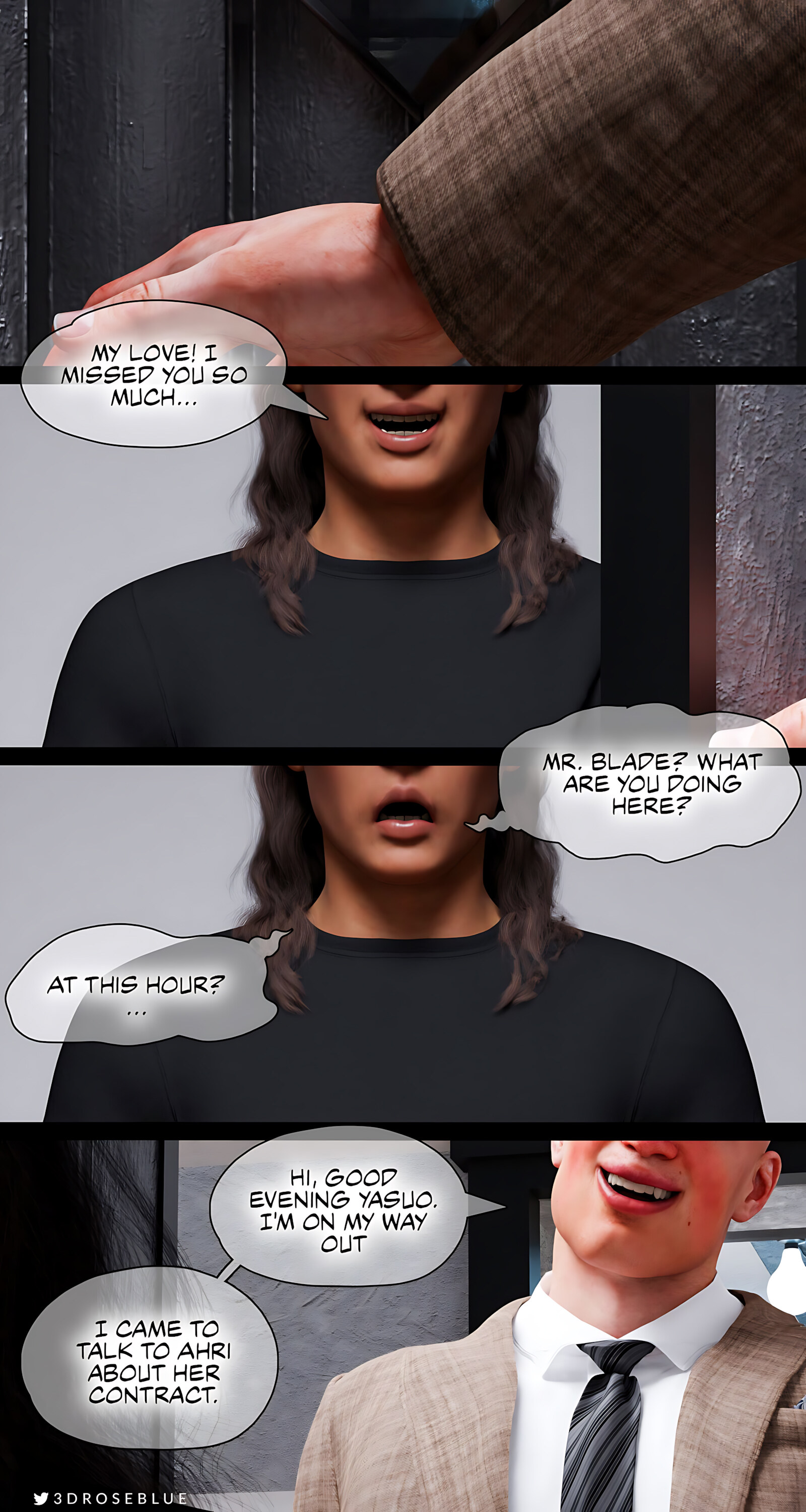 Seraphine Forbidden Love [Rose Blue 3D], Ahri Power Of Love - Chapter 3, page 62 of 65