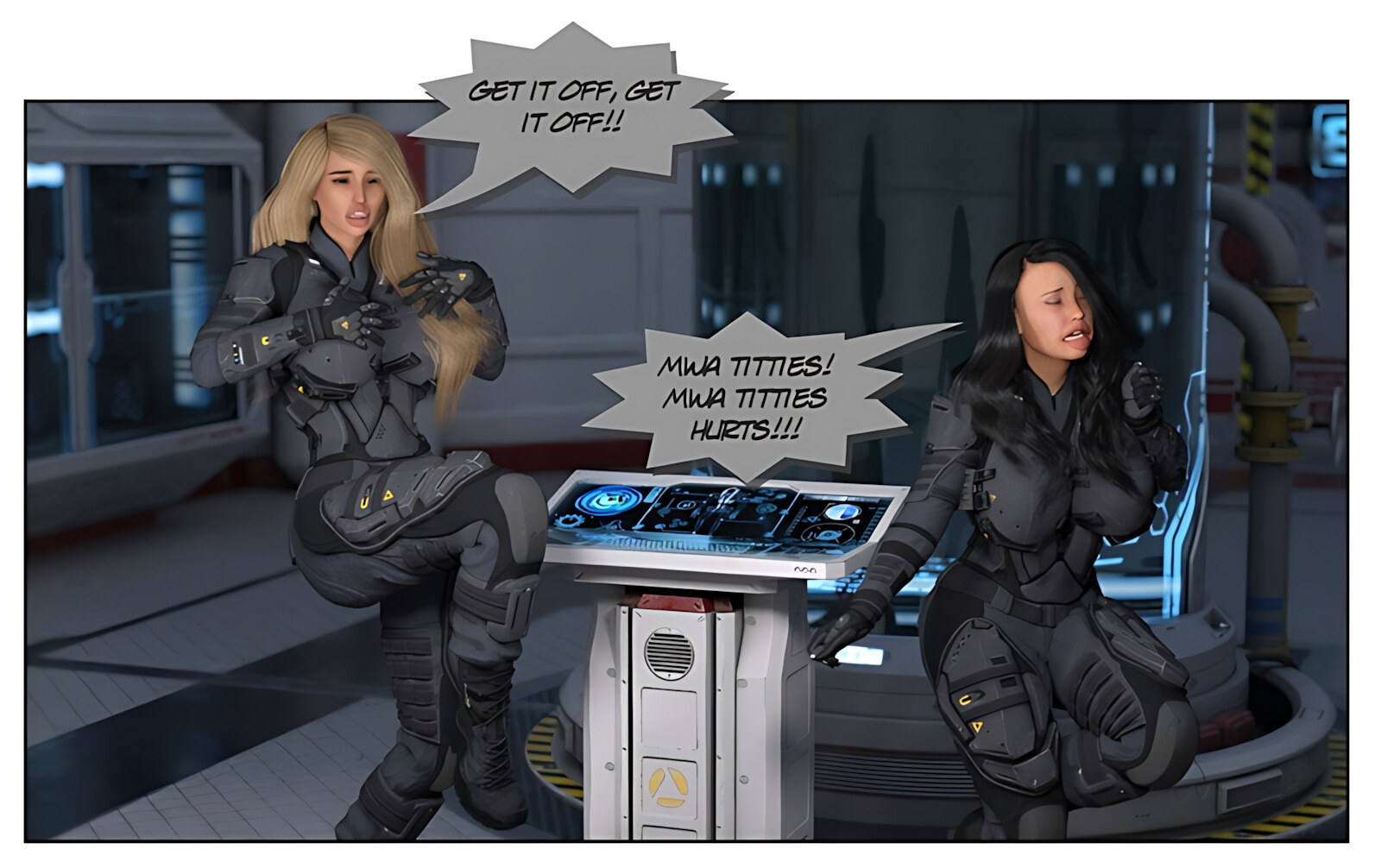 Space Bimbo [ABimboLeb], Space Bimbo, page 49 of 78