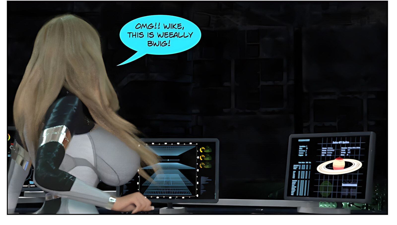 Space Bimbo [ABimboLeb], Space Bimbo, page 55 of 78