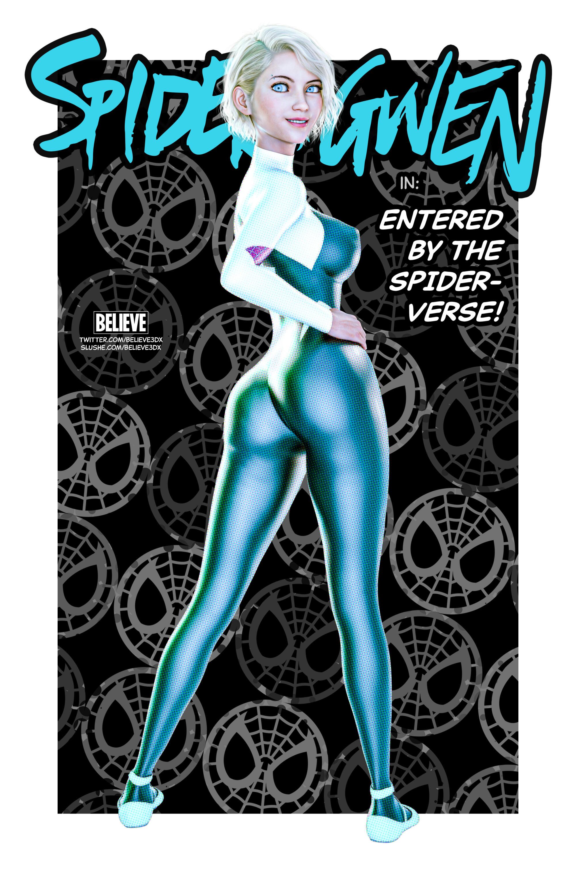 Spider-Gwen Entered by the Spider-Verse [Believe3DX], Spider-Gwen Entered by the Spider-Verse, page 1 of 9