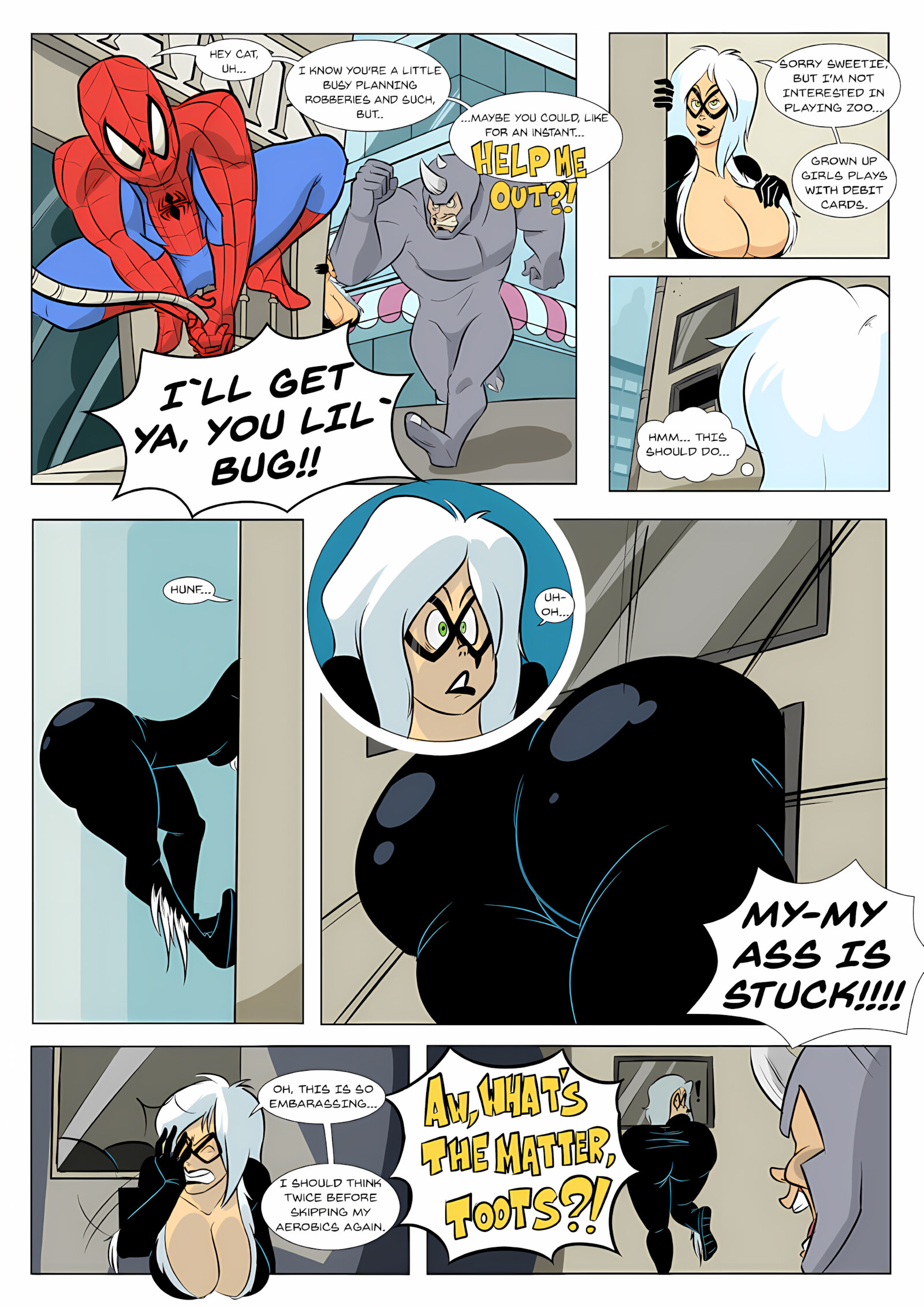 Spider-Man and Black Cat [Zaribot], Spider-Man and Black Cat, page 1 of 4