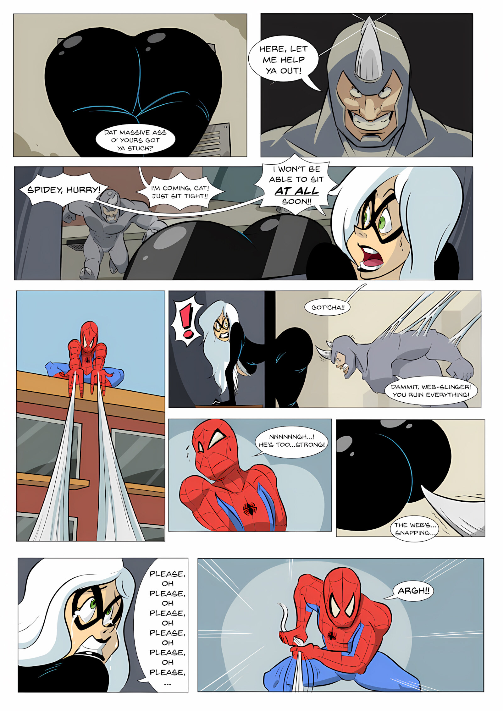 Spider-Man and Black Cat [Zaribot], Spider-Man and Black Cat, page 2 of 4