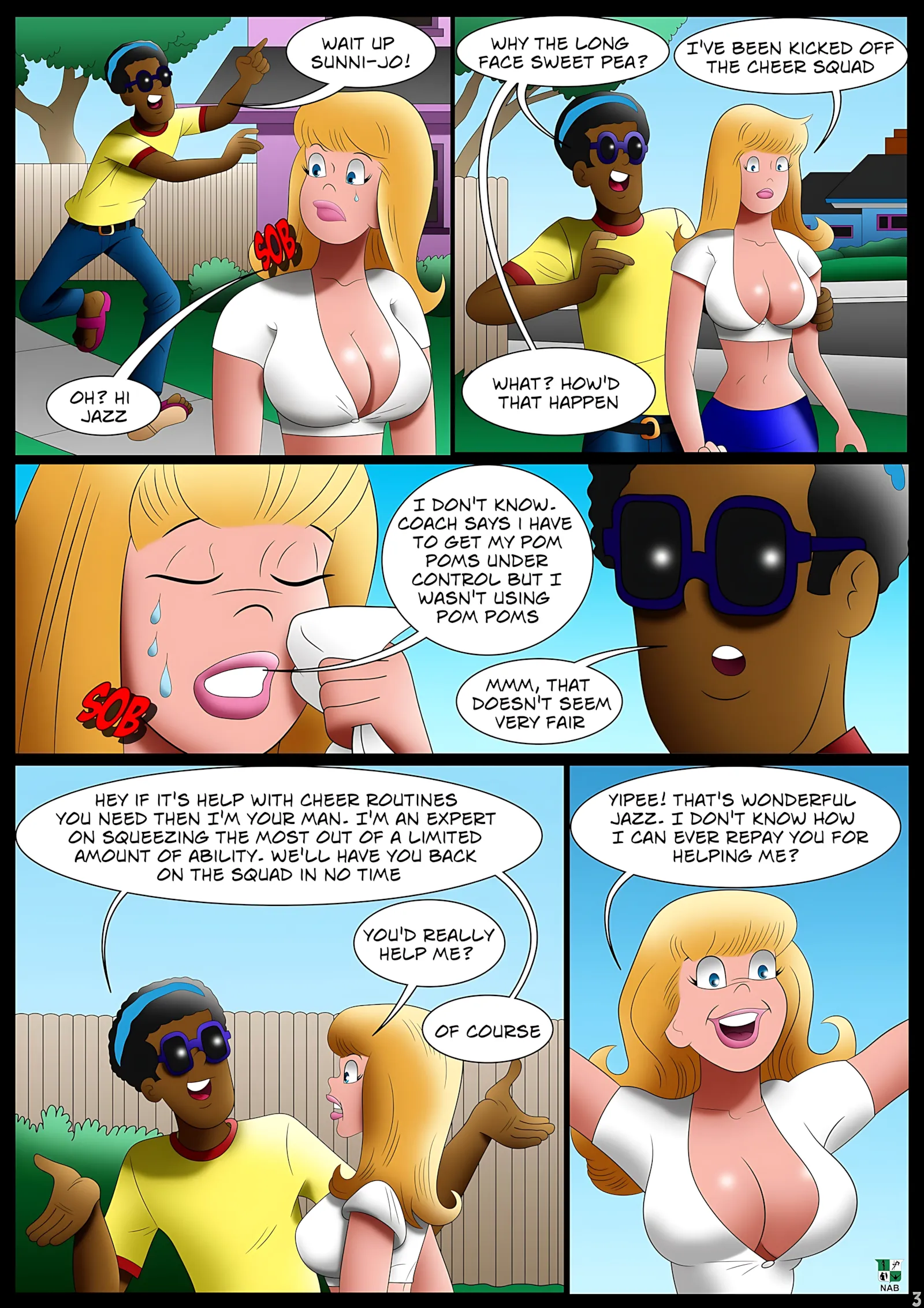 Sunshine’s Pom Poms [Nab], Sunshine's Pom Poms, page 4 of 11