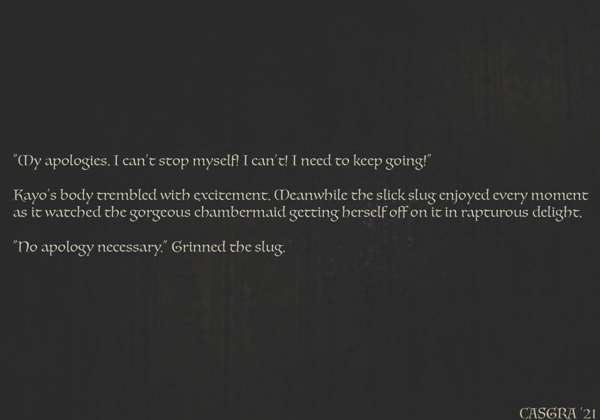 Tale Of The Chambermaid & The Goo Monster Piggyback [Casgra], Tale Of The Chambermaid & The Goo Monster Piggyback, page 25 of 45