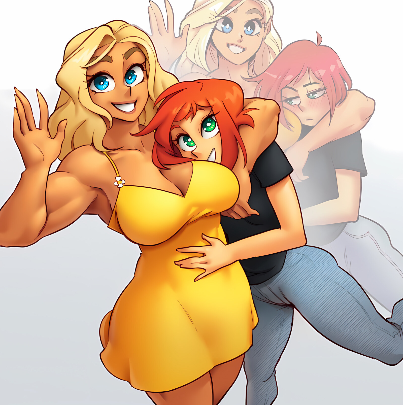 Tara & Beverly – 4koma [Nortuet], Tara & Beverly – 4koma, page 1 of 111
