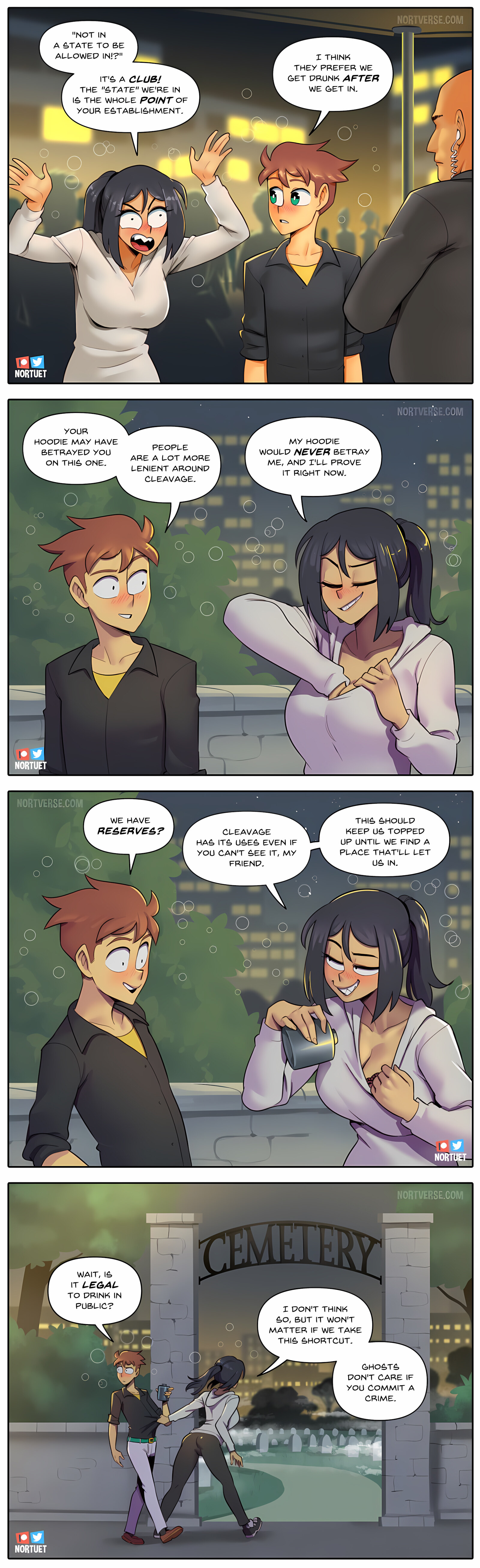 Tara & Beverly – 4koma [Nortuet], Tara & Beverly – 4koma, page 101 of 111