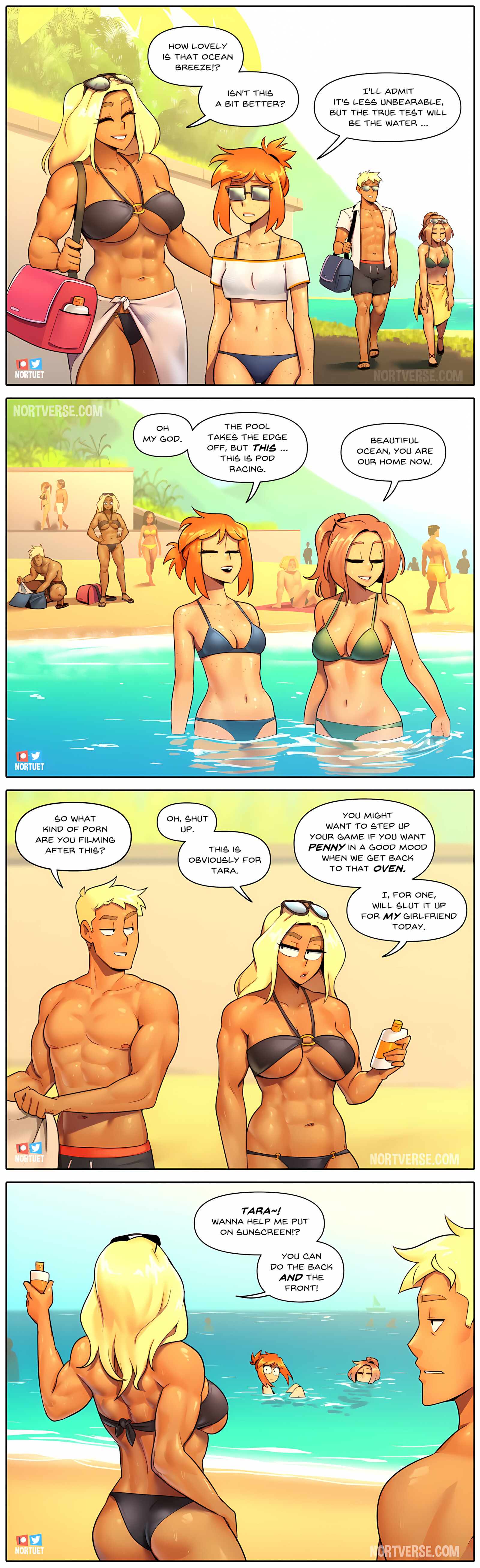 Tara & Beverly – 4koma [Nortuet], Tara & Beverly – 4koma, page 106 of 111