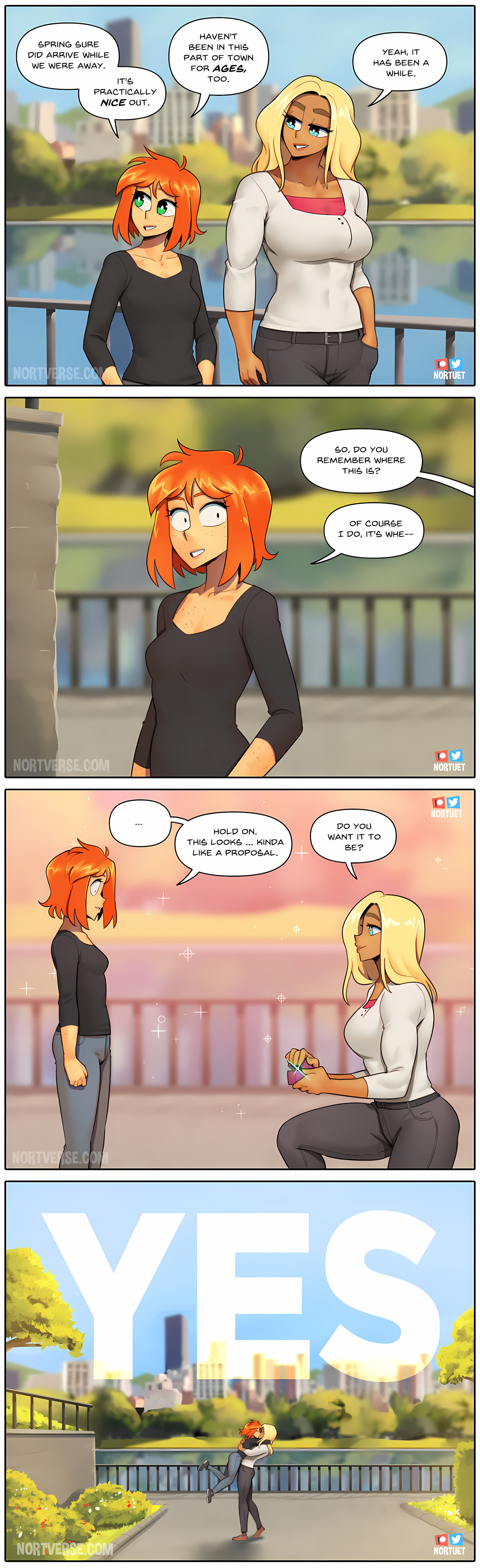 Tara & Beverly – 4koma [Nortuet], Tara & Beverly – 4koma, page 111 of 111