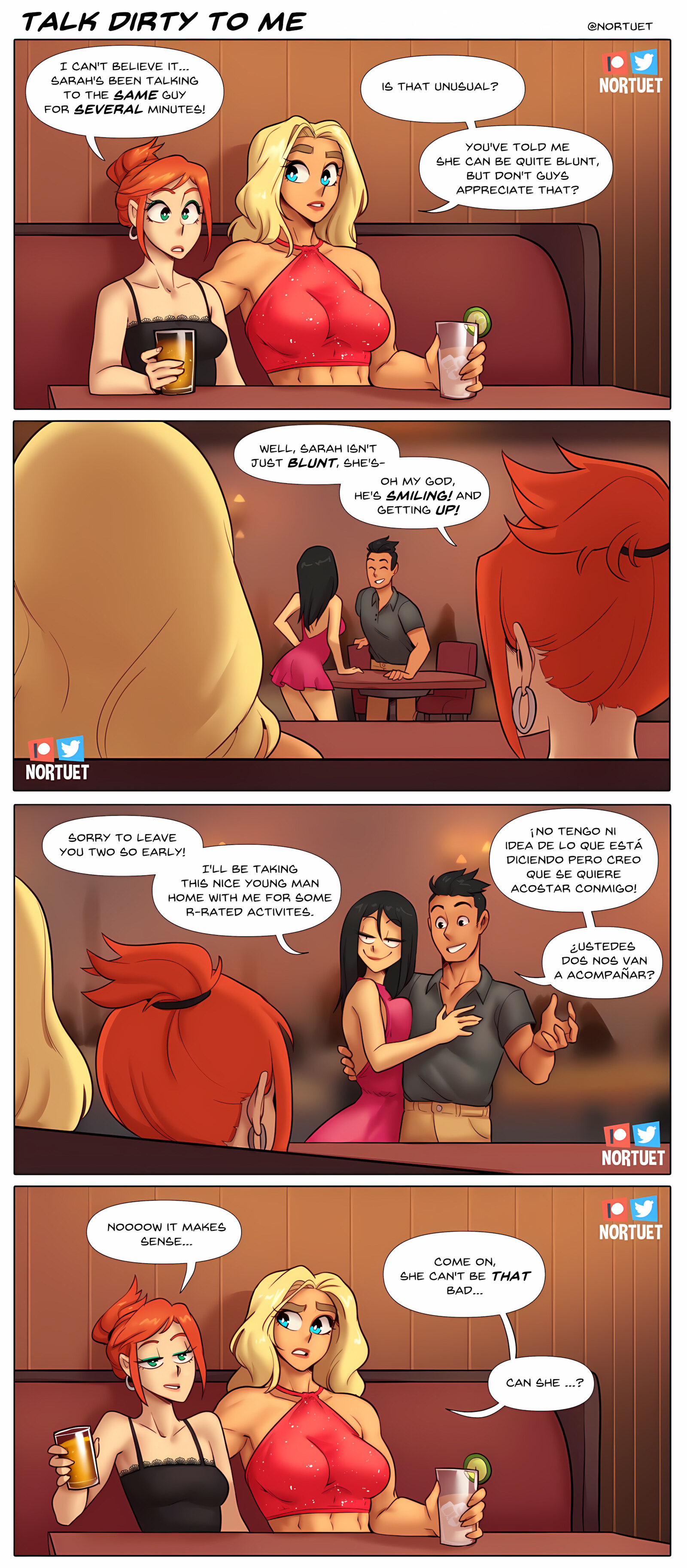 Tara & Beverly – 4koma [Nortuet], Tara & Beverly – 4koma, page 21 of 111