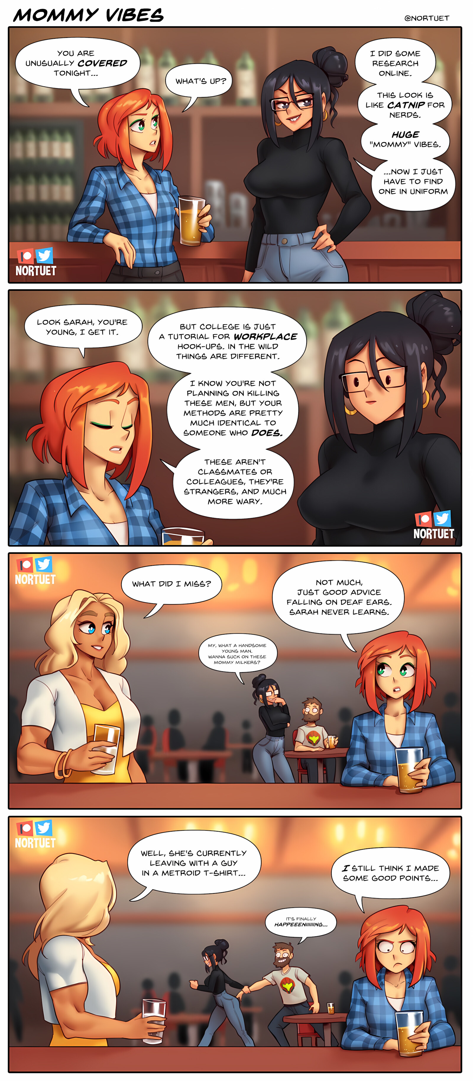 Tara & Beverly – 4koma [Nortuet], Tara & Beverly – 4koma, page 26 of 111