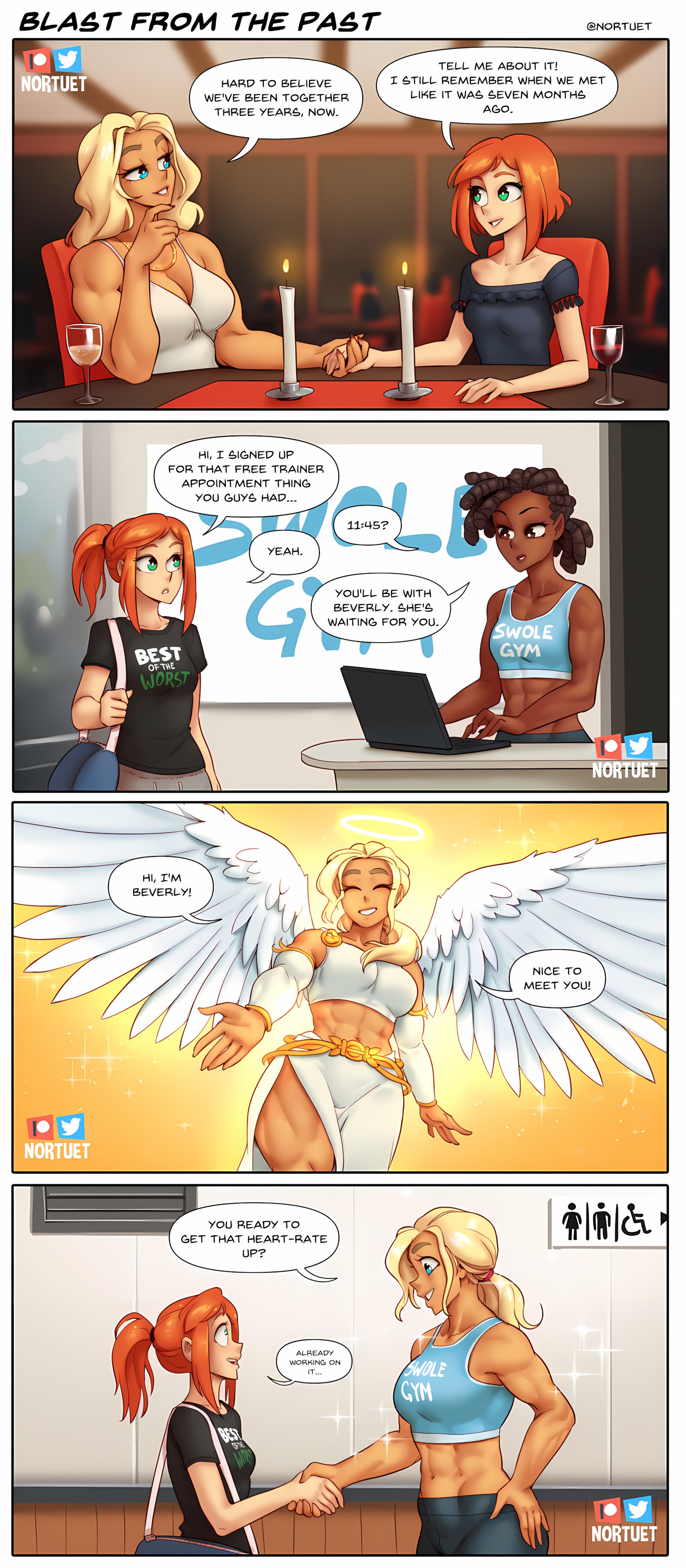 Tara & Beverly – 4koma [Nortuet], Tara & Beverly – 4koma, page 29 of 111