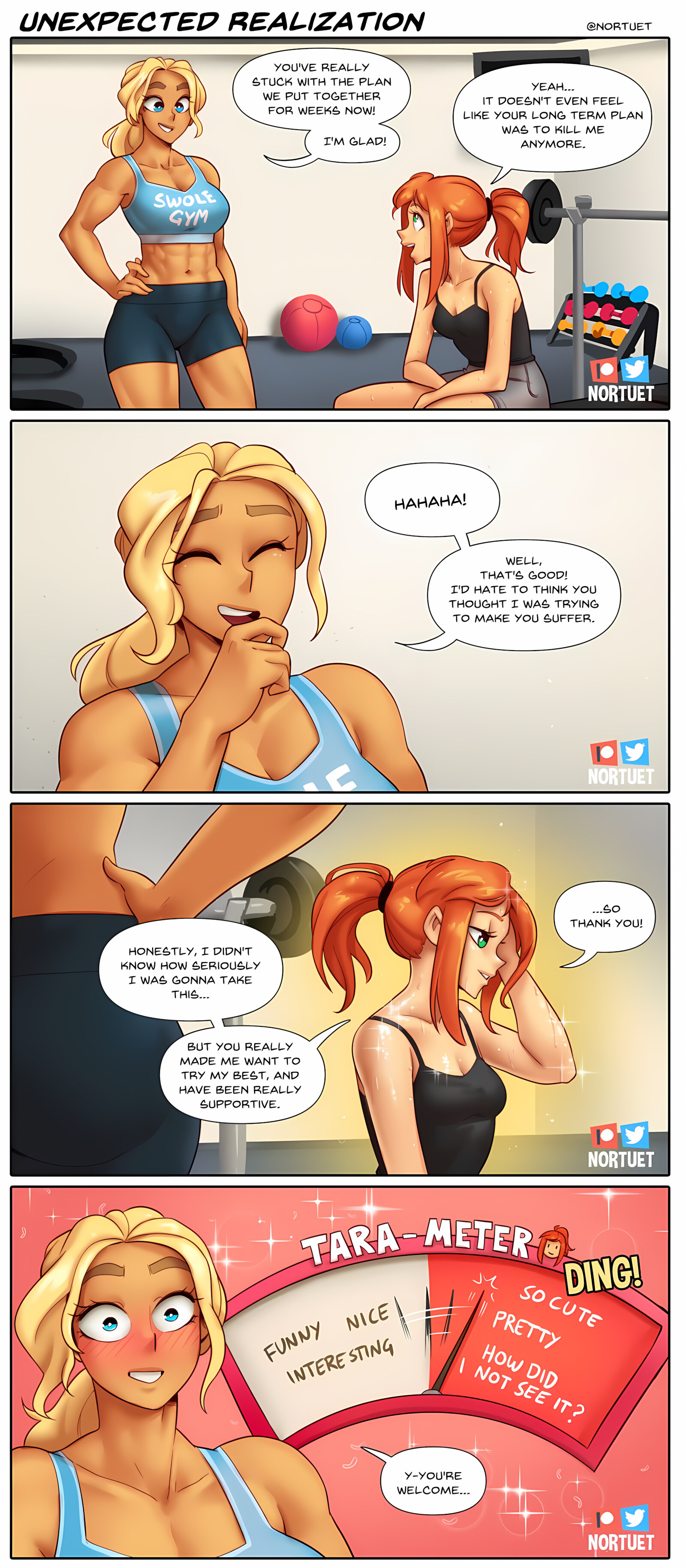 Tara & Beverly – 4koma [Nortuet], Tara & Beverly – 4koma, page 30 of 111