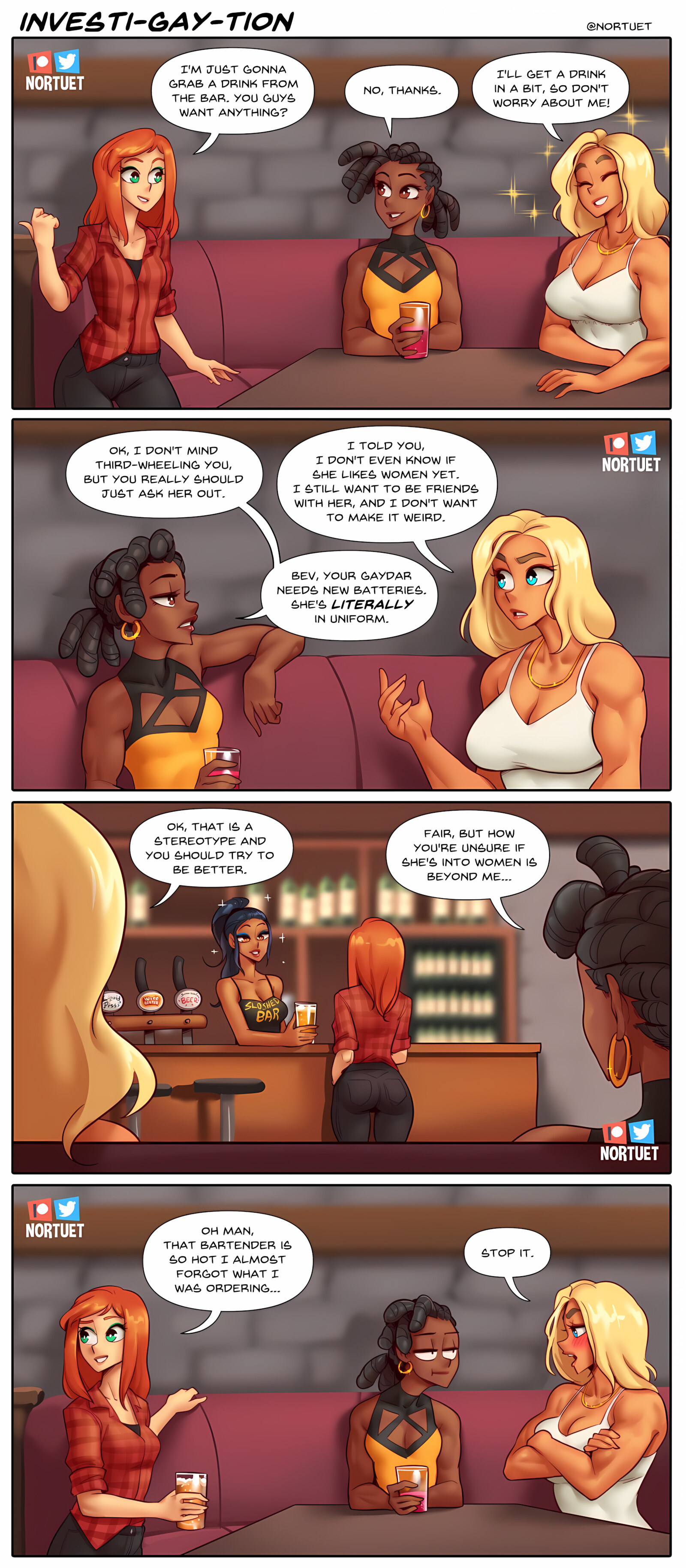 Tara & Beverly – 4koma [Nortuet], Tara & Beverly – 4koma, page 31 of 111