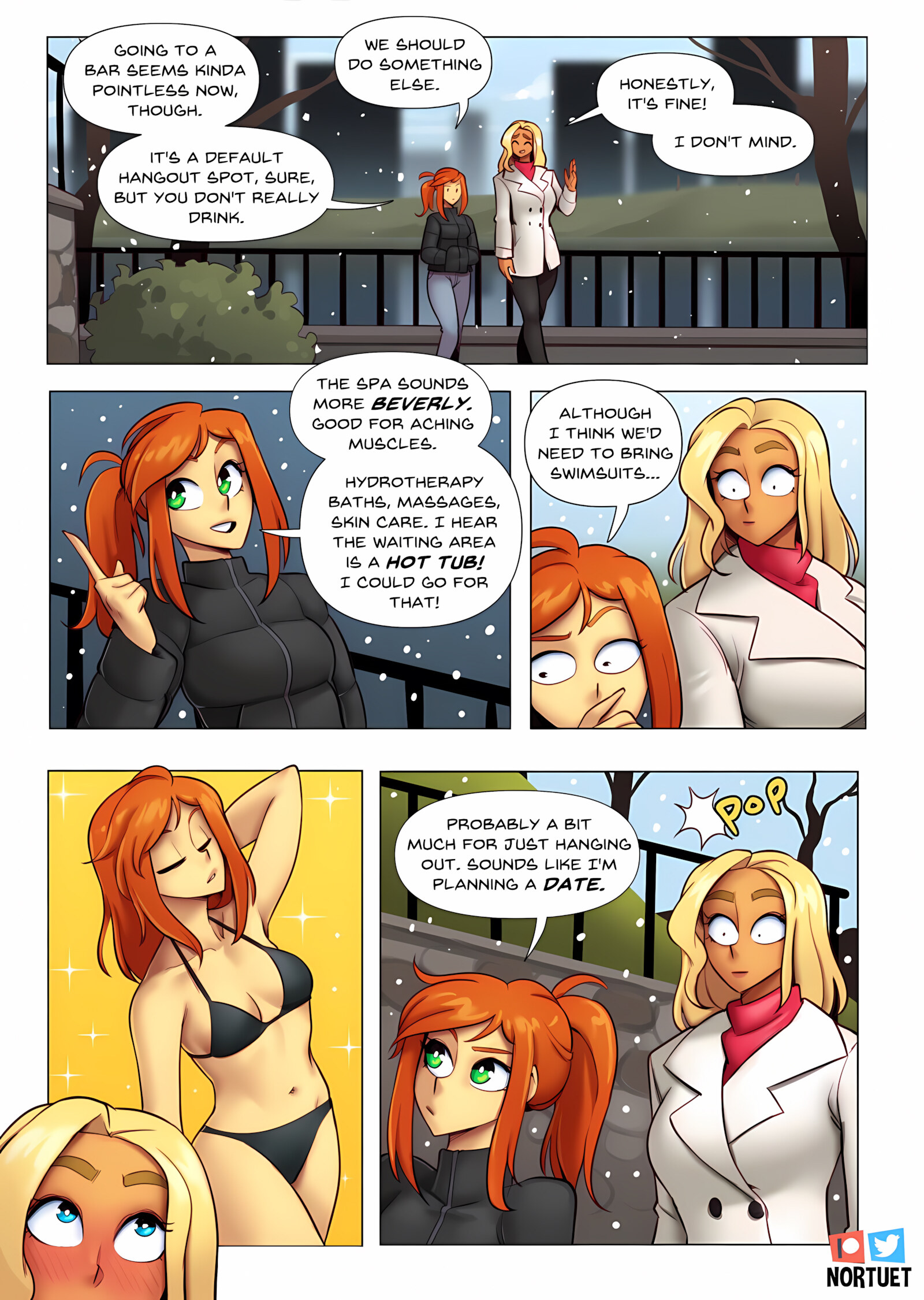 Tara & Beverly – 4koma [Nortuet], Tara & Beverly – 4koma, page 33 of 111