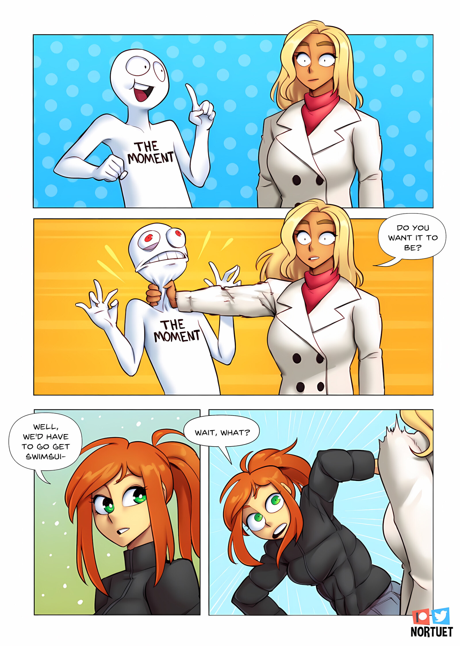 Tara & Beverly – 4koma [Nortuet], Tara & Beverly – 4koma, page 34 of 111