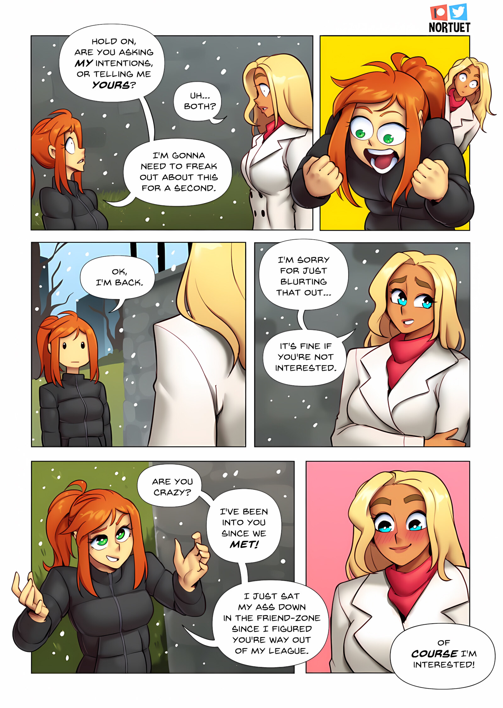 Tara & Beverly – 4koma [Nortuet], Tara & Beverly – 4koma, page 35 of 111