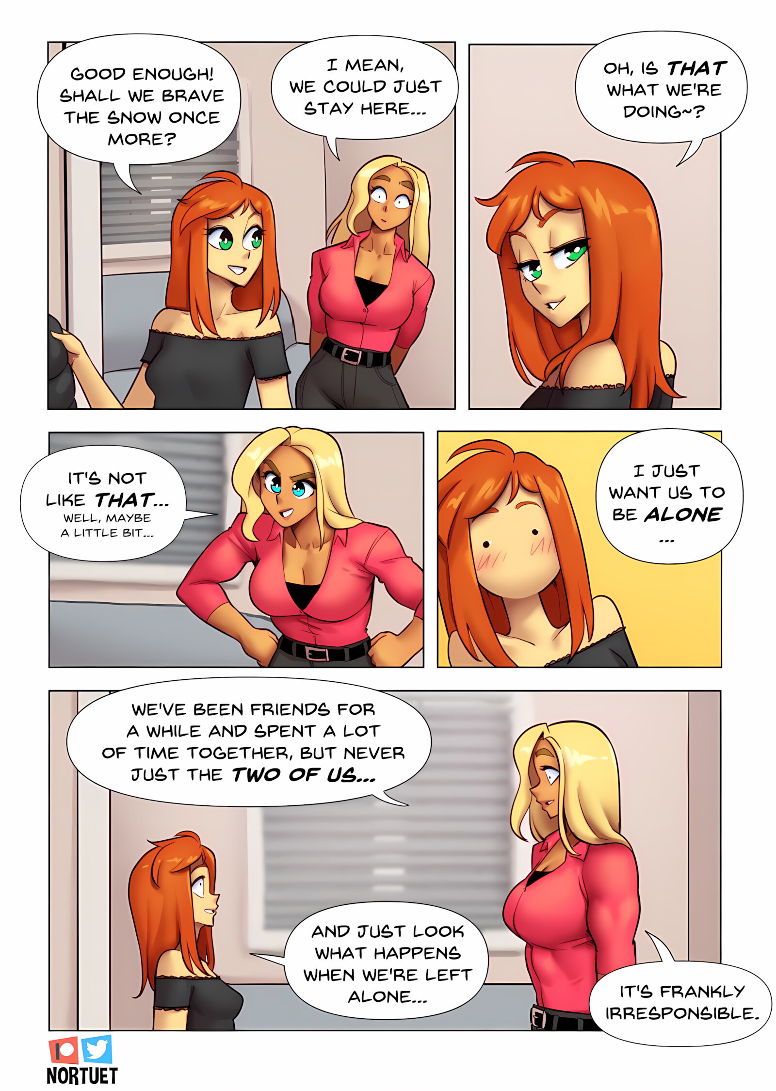 Tara & Beverly – 4koma [Nortuet], Tara & Beverly – 4koma, page 38 of 111