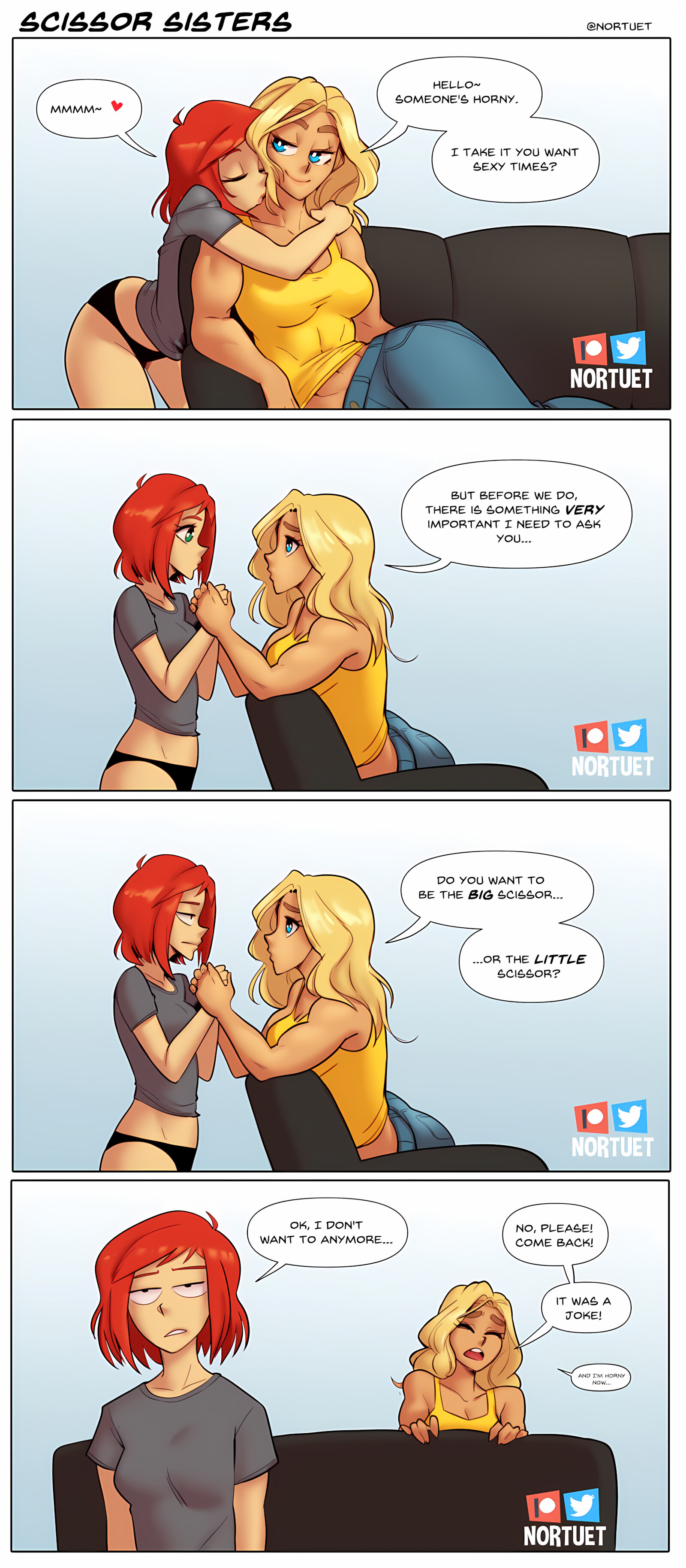 Tara & Beverly – 4koma [Nortuet], Tara & Beverly – 4koma, page 5 of 111