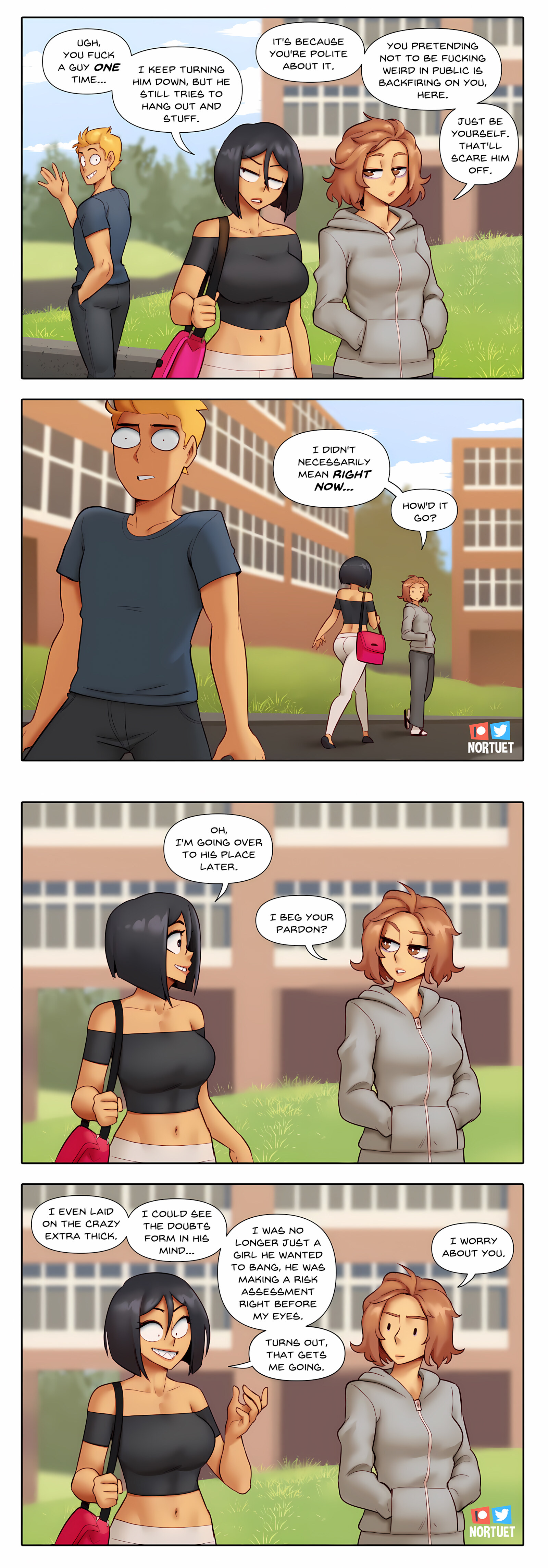 Tara & Beverly – 4koma [Nortuet], Tara & Beverly – 4koma, page 50 of 111