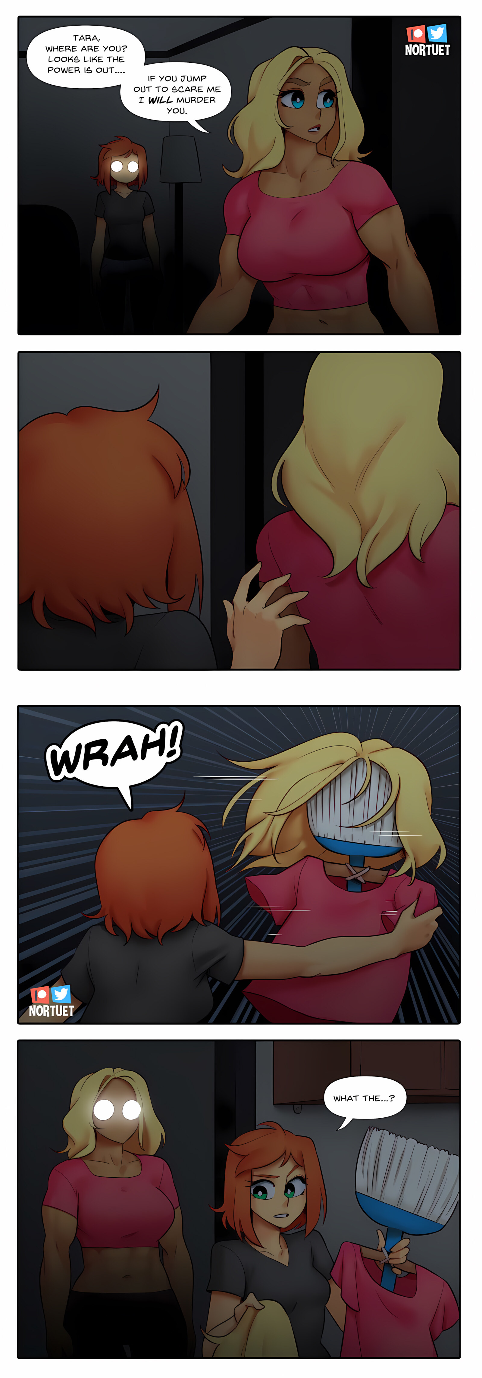 Tara & Beverly – 4koma [Nortuet], Tara & Beverly – 4koma, page 52 of 111