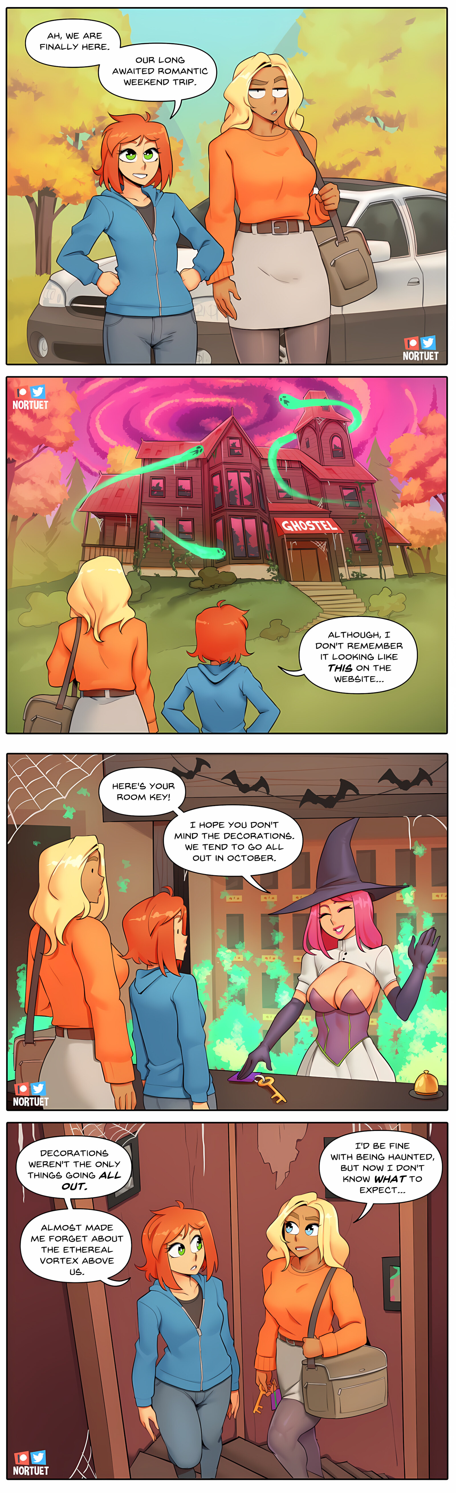 Tara & Beverly – 4koma [Nortuet], Tara & Beverly – 4koma, page 65 of 111