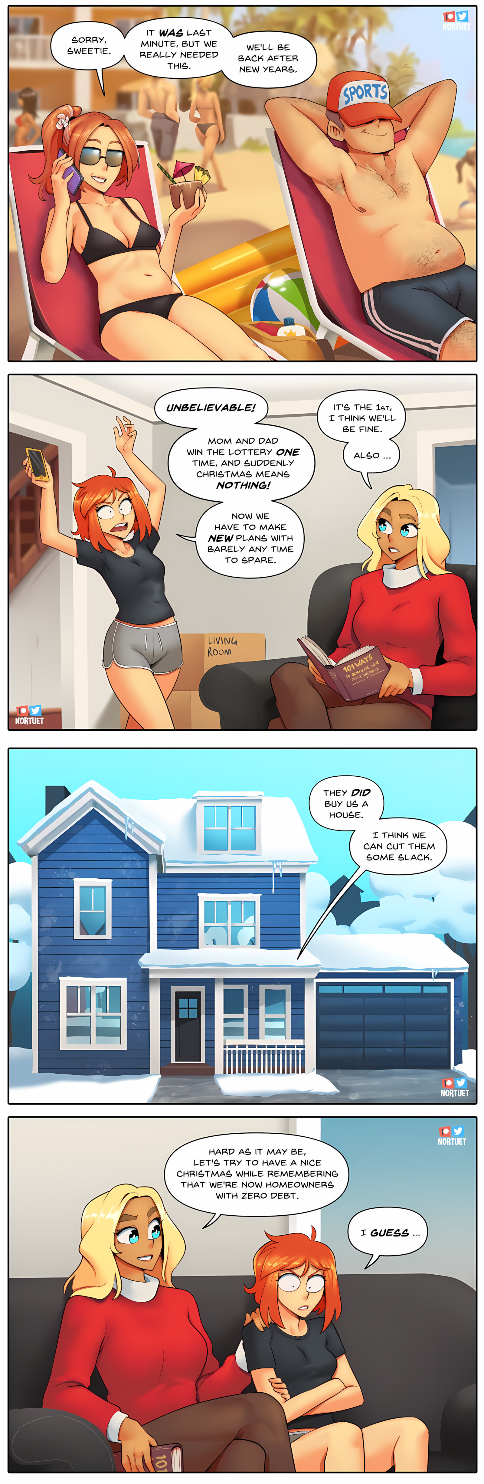 Tara & Beverly – 4koma [Nortuet], Tara & Beverly – 4koma, page 76 of 111