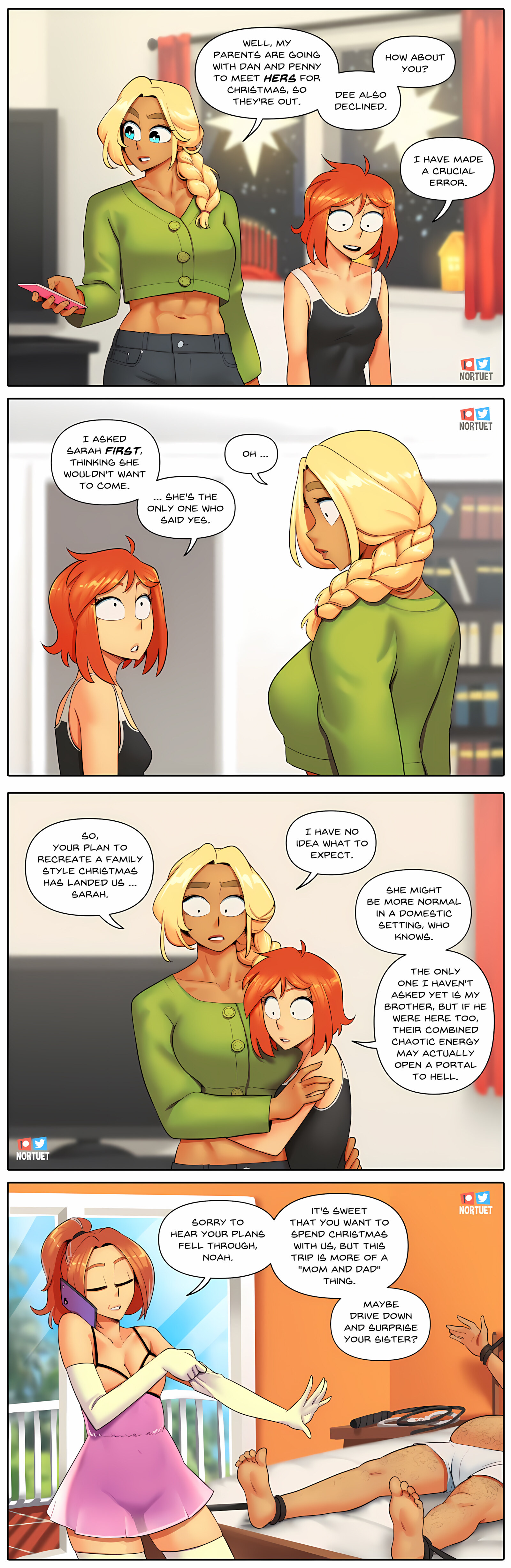 Tara & Beverly – 4koma [Nortuet], Tara & Beverly – 4koma, page 77 of 111