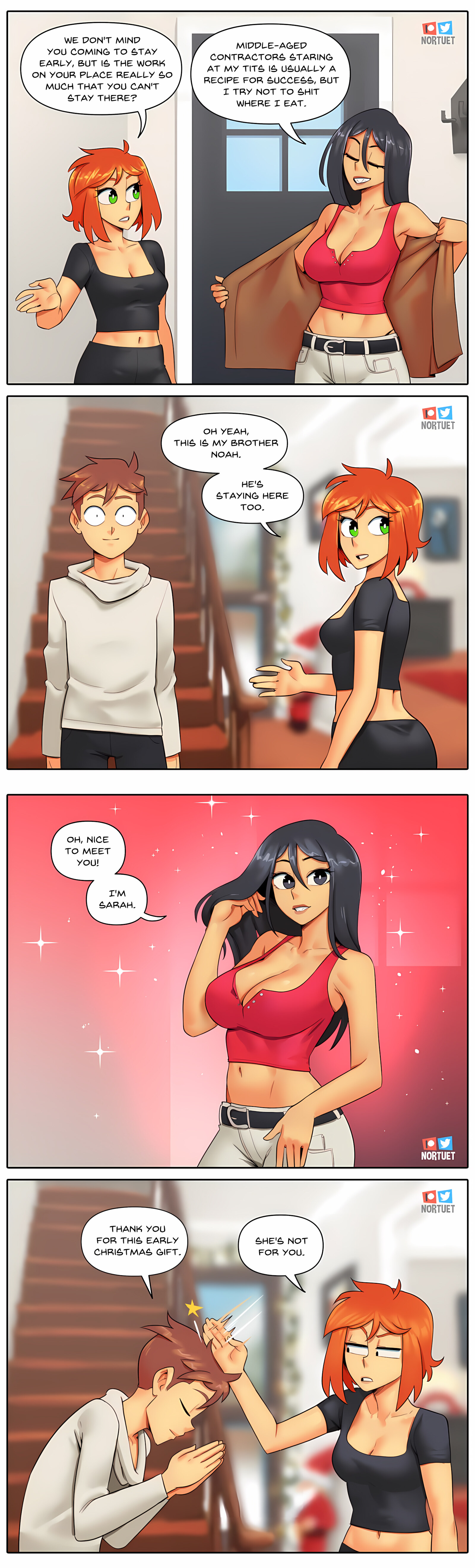 Tara & Beverly – 4koma [Nortuet], Tara & Beverly – 4koma, page 80 of 111