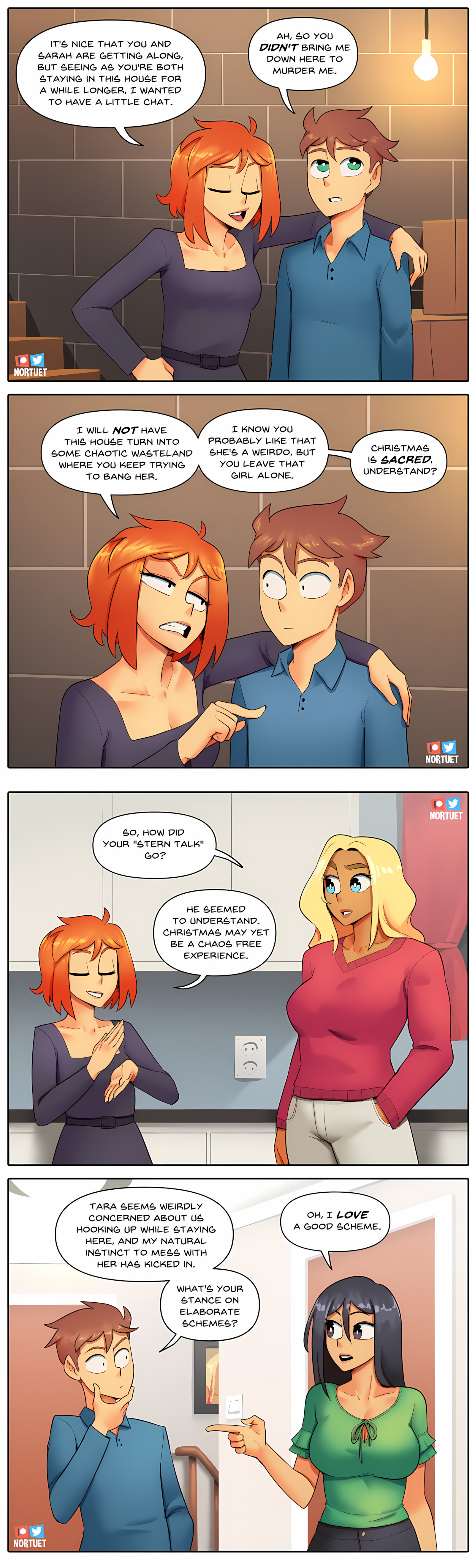 Tara & Beverly – 4koma [Nortuet], Tara & Beverly – 4koma, page 82 of 111