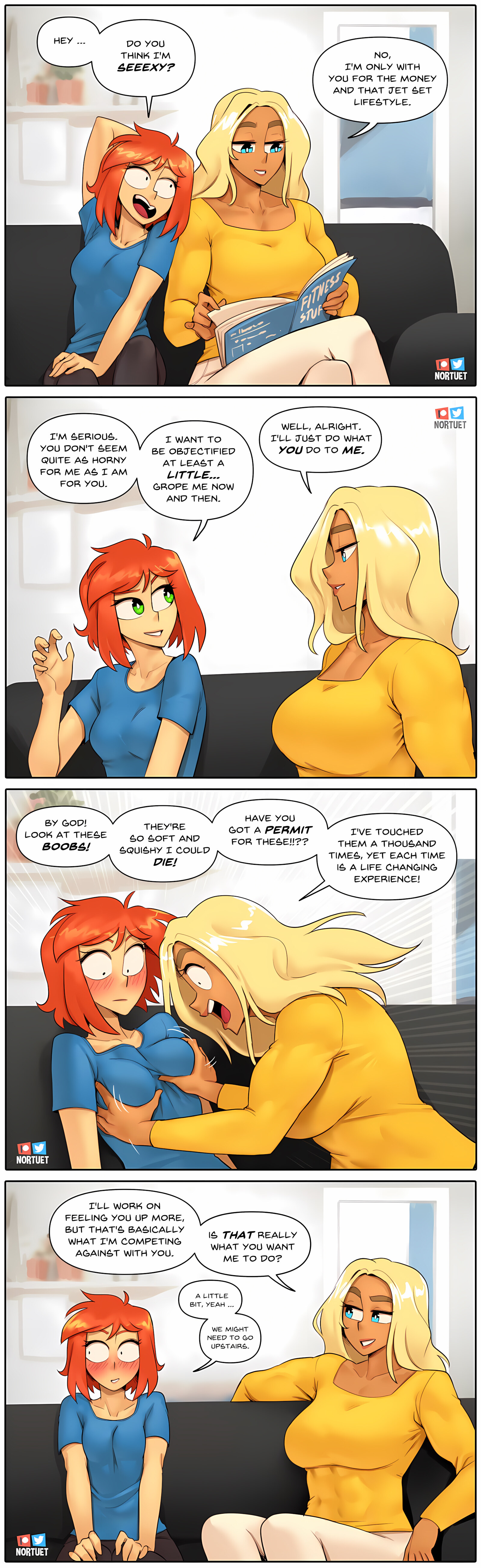 Tara & Beverly – 4koma [Nortuet], Tara & Beverly – 4koma, page 90 of 111