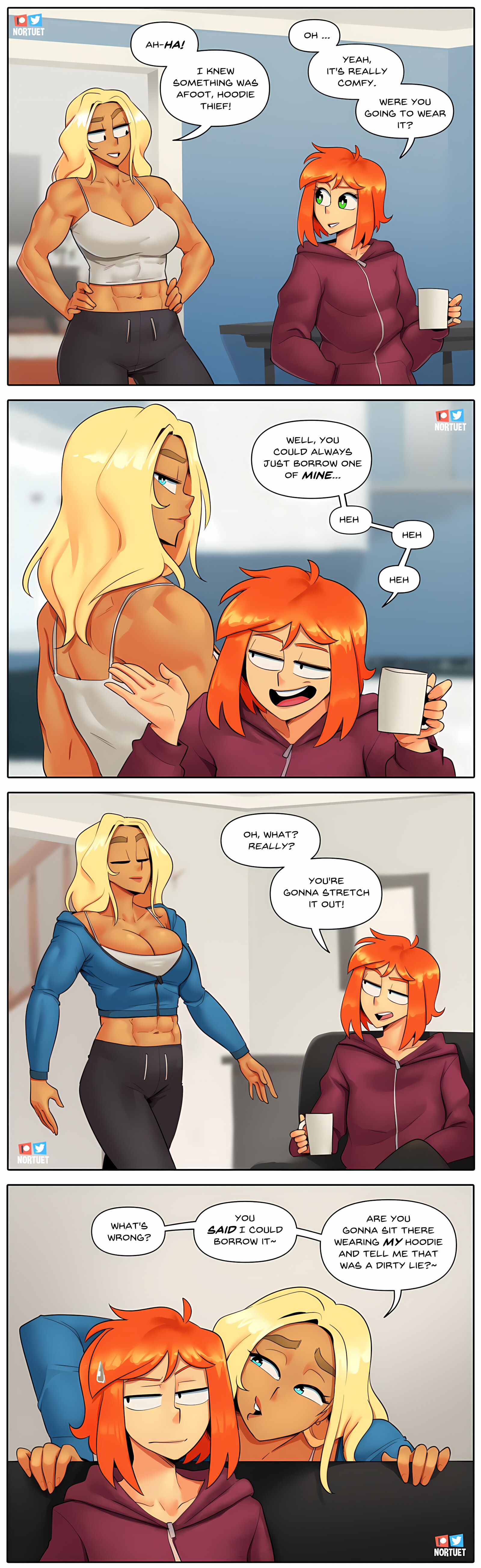 Tara & Beverly – 4koma [Nortuet], Tara & Beverly – 4koma, page 91 of 111