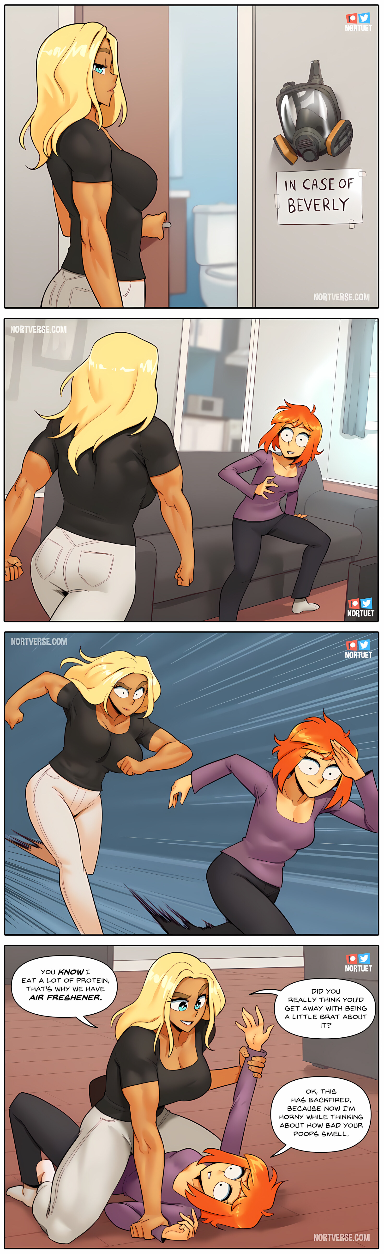 Tara & Beverly – 4koma [Nortuet], Tara & Beverly – 4koma, page 97 of 111