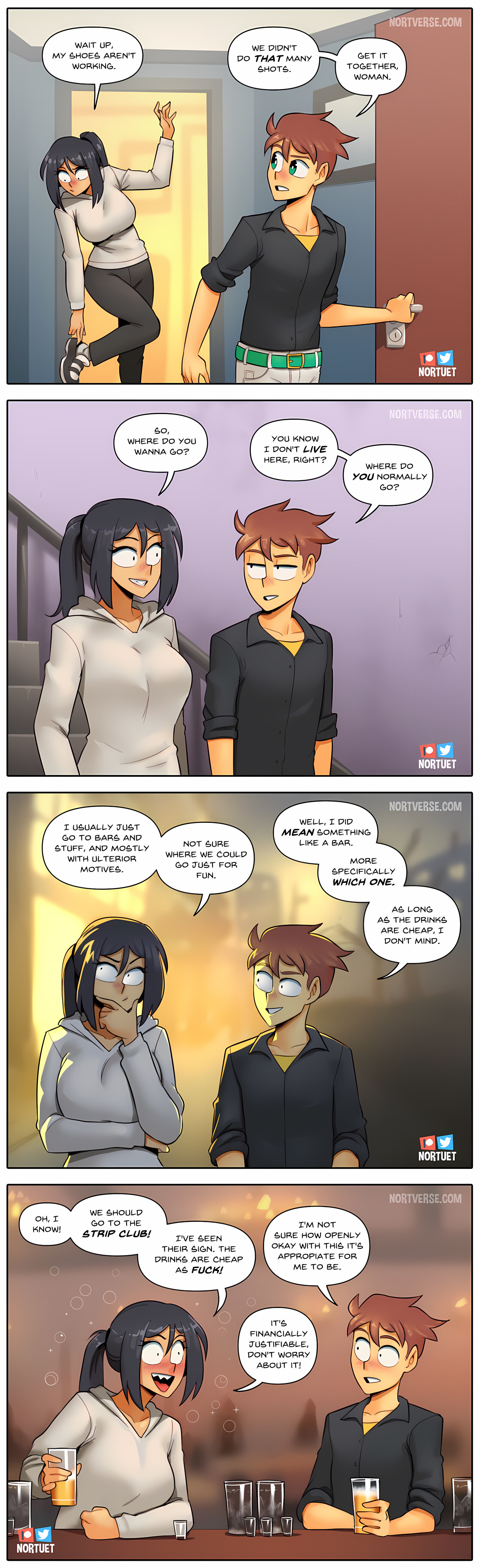 Tara & Beverly – 4koma [Nortuet], Tara & Beverly – 4koma, page 99 of 111