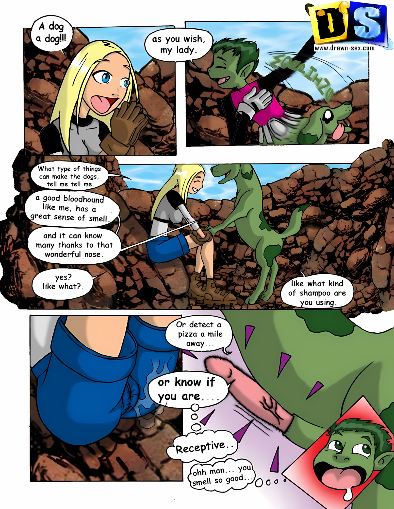 Teen Titans Comix [ujinko], Teen Titans Comix, page 2 of 10