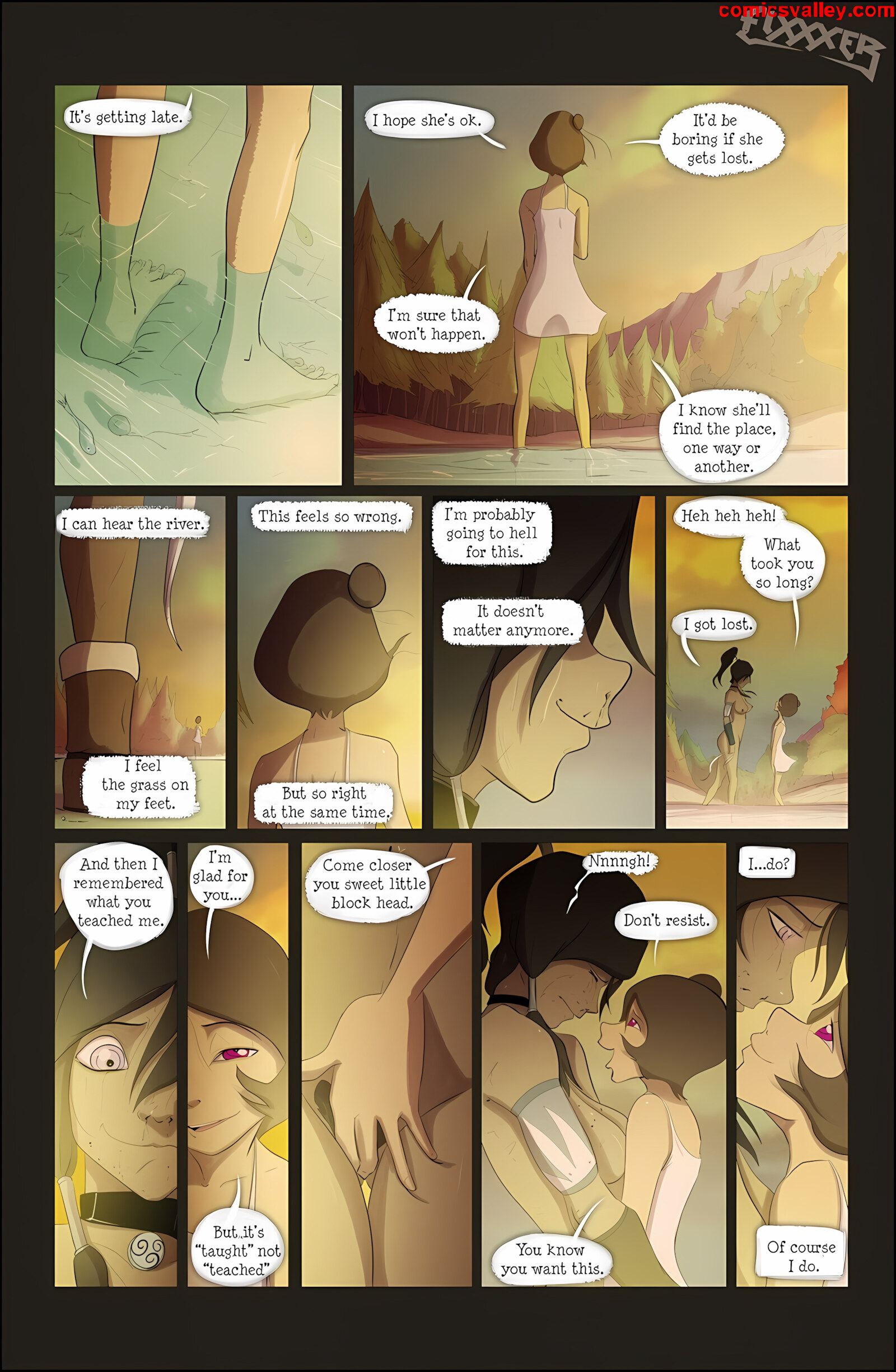 The Legend of Korra – Under my Thumb [Tease Comix], The Legend of Korra - Under my Thumb, page 16 of 68