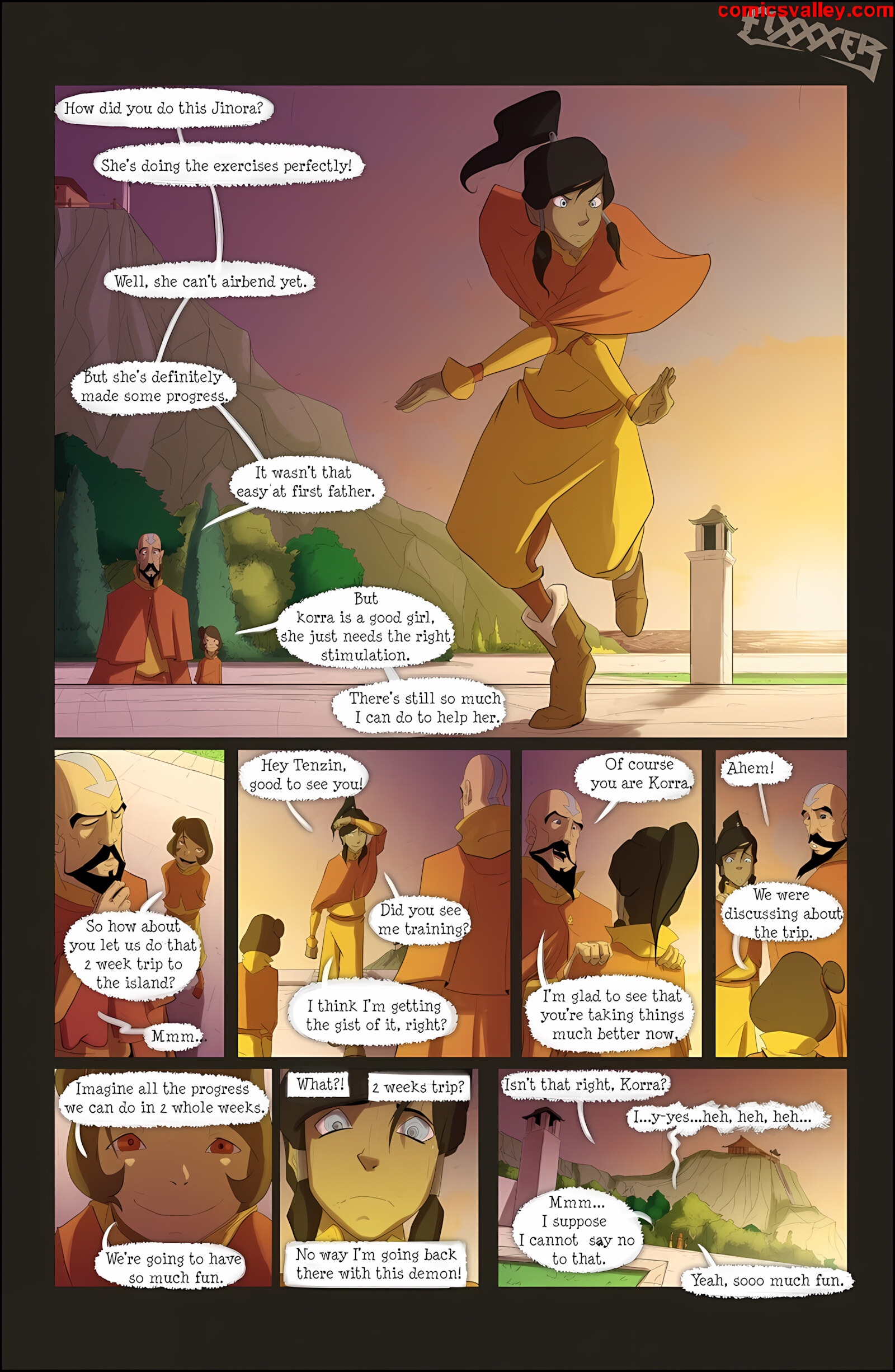 The Legend of Korra – Under my Thumb [Tease Comix], The Legend of Korra - Under my Thumb, page 4 of 68