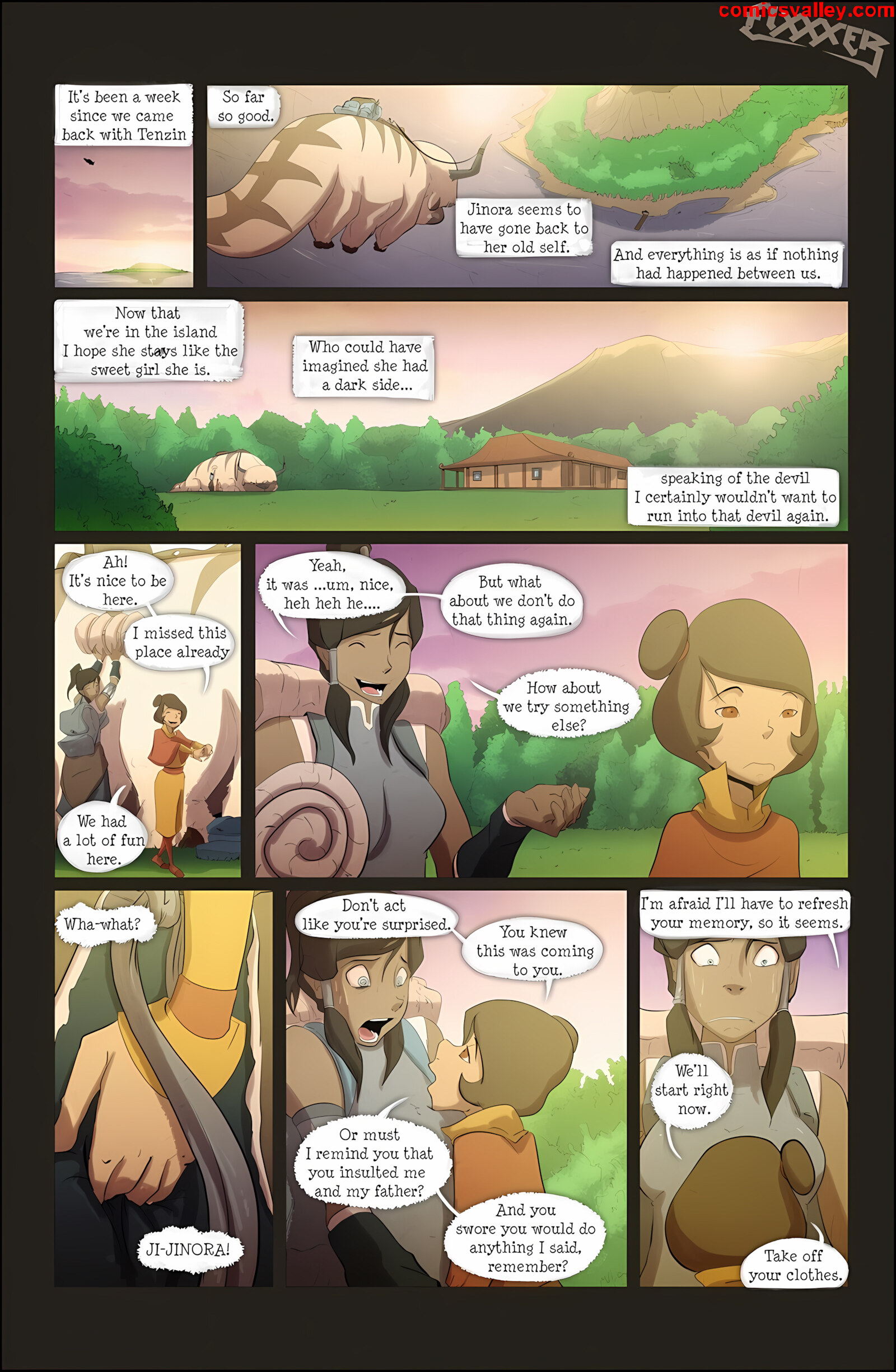 The Legend of Korra – Under my Thumb [Tease Comix], The Legend of Korra - Under my Thumb, page 5 of 68