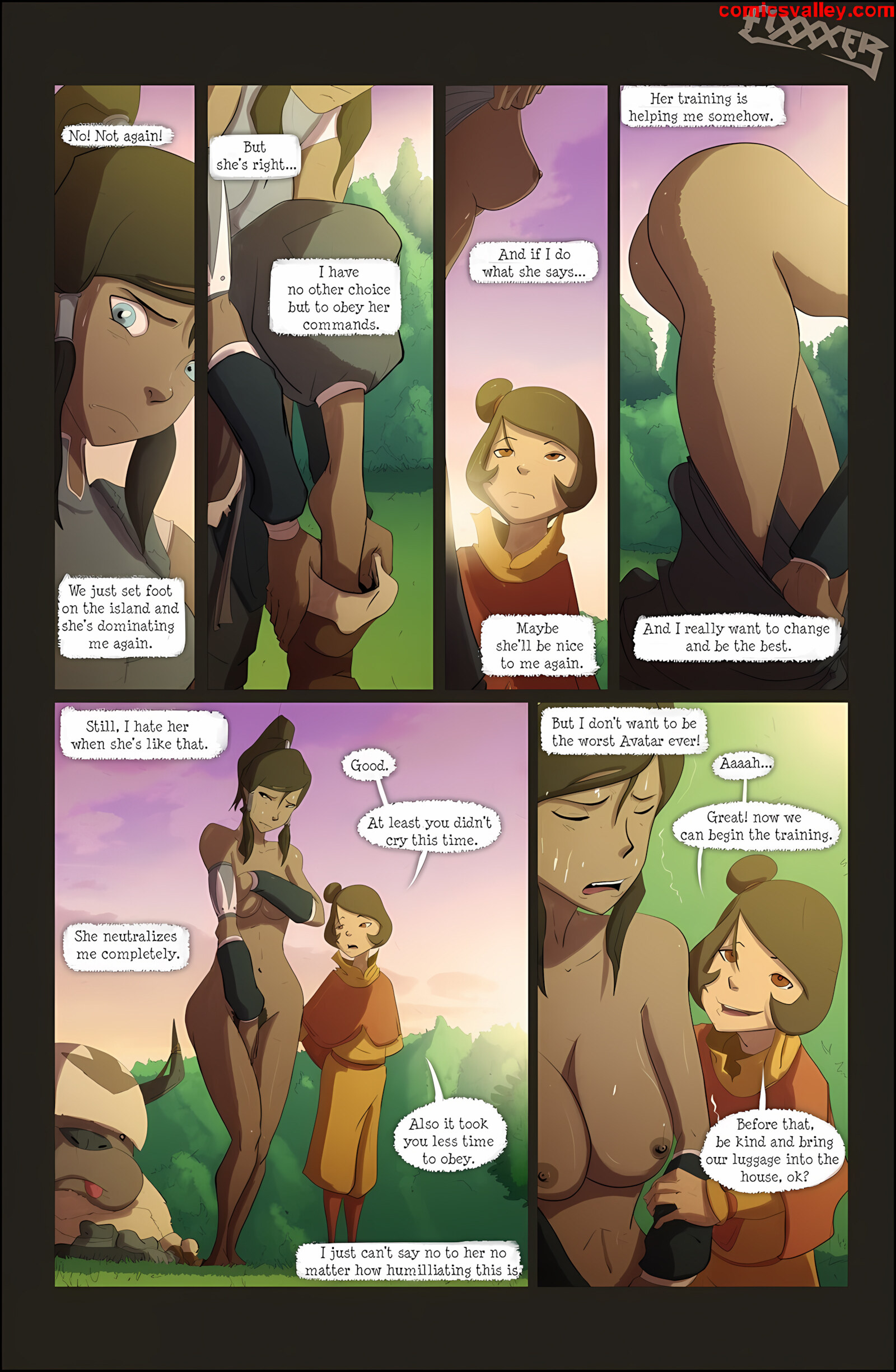 The Legend of Korra – Under my Thumb [Tease Comix], The Legend of Korra - Under my Thumb, page 6 of 68