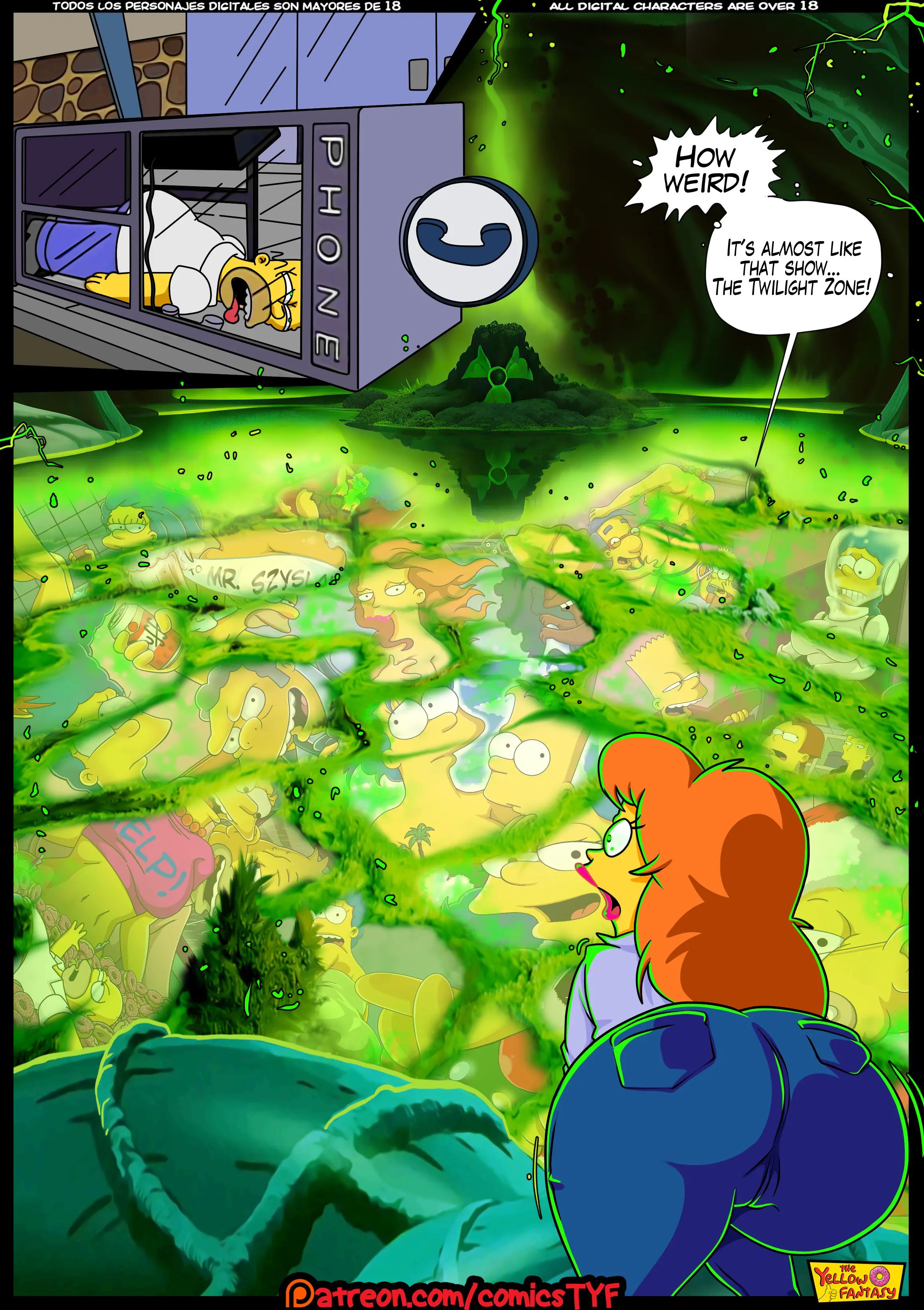 The Yellow Fantasy Series [The Simpsons], Radioactive Love - Chapter 1.5, page 28 of 31