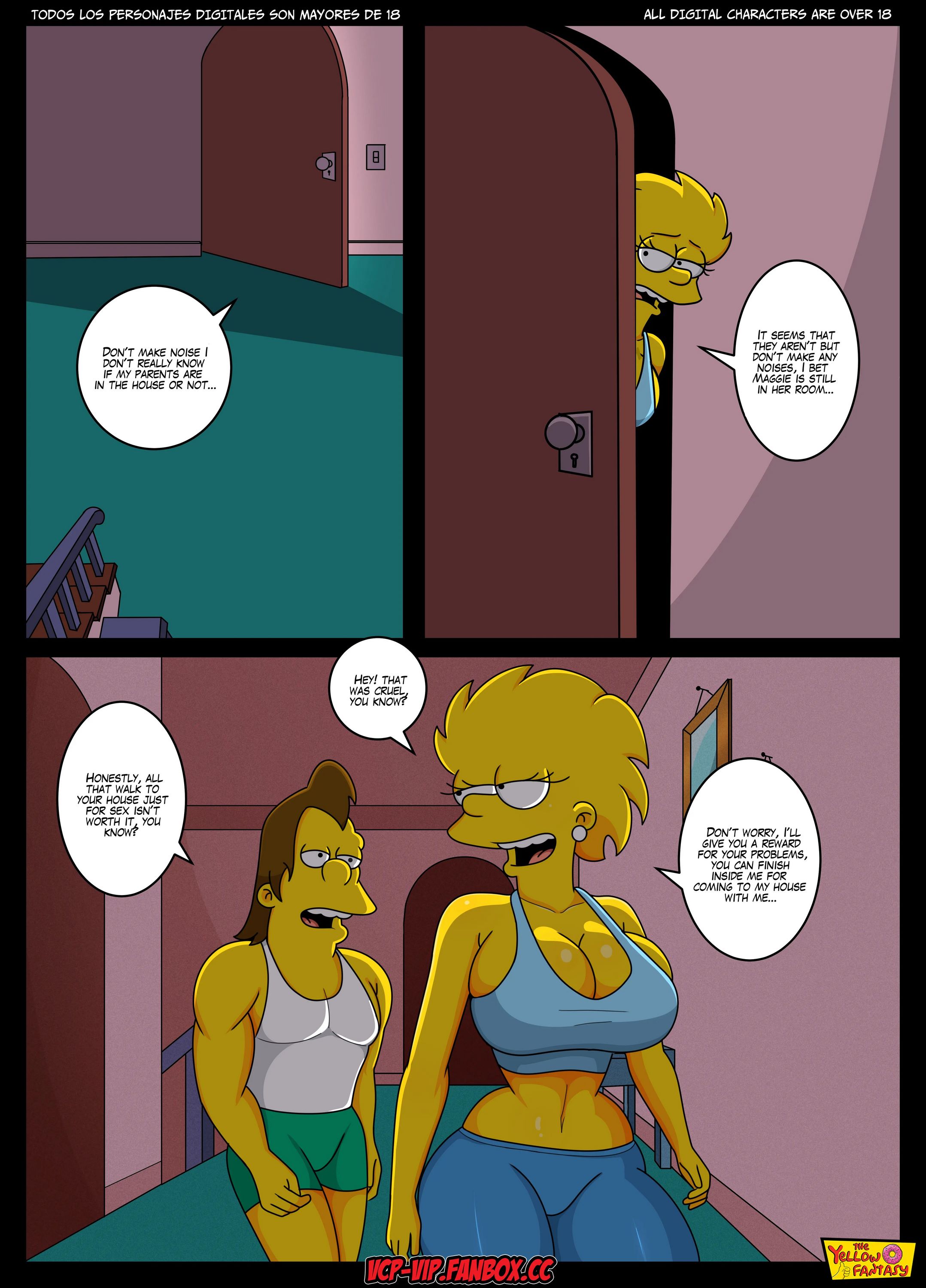 The Yellow Fantasy Series [The Simpsons], Nelson's Tutor- Chpater 8, page 13 of 16