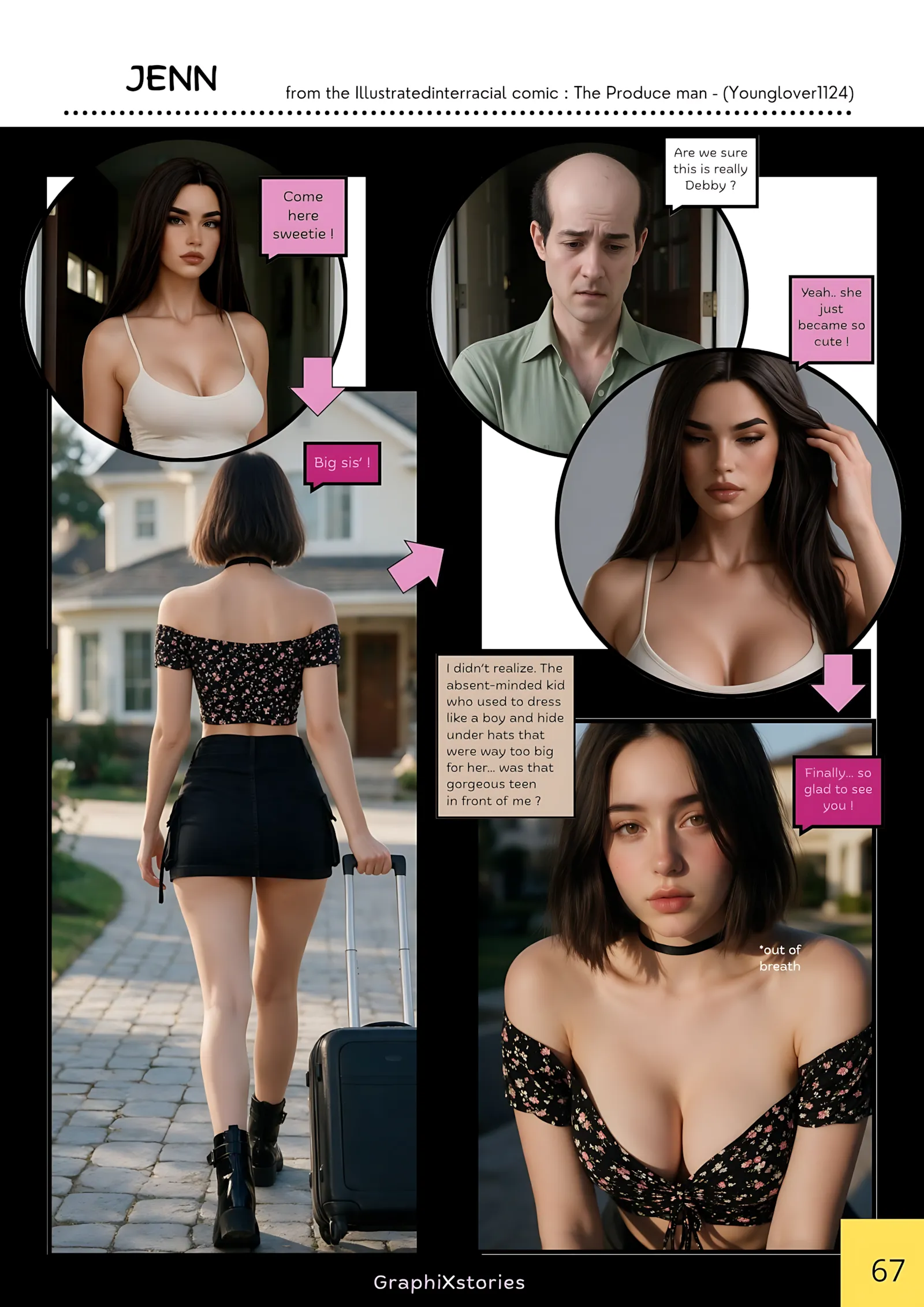 The produce Man – AI Version [GraphiXstories], 6. The produce Man - Part 6 [ illustratedinterracial AI ], page 14 of 15