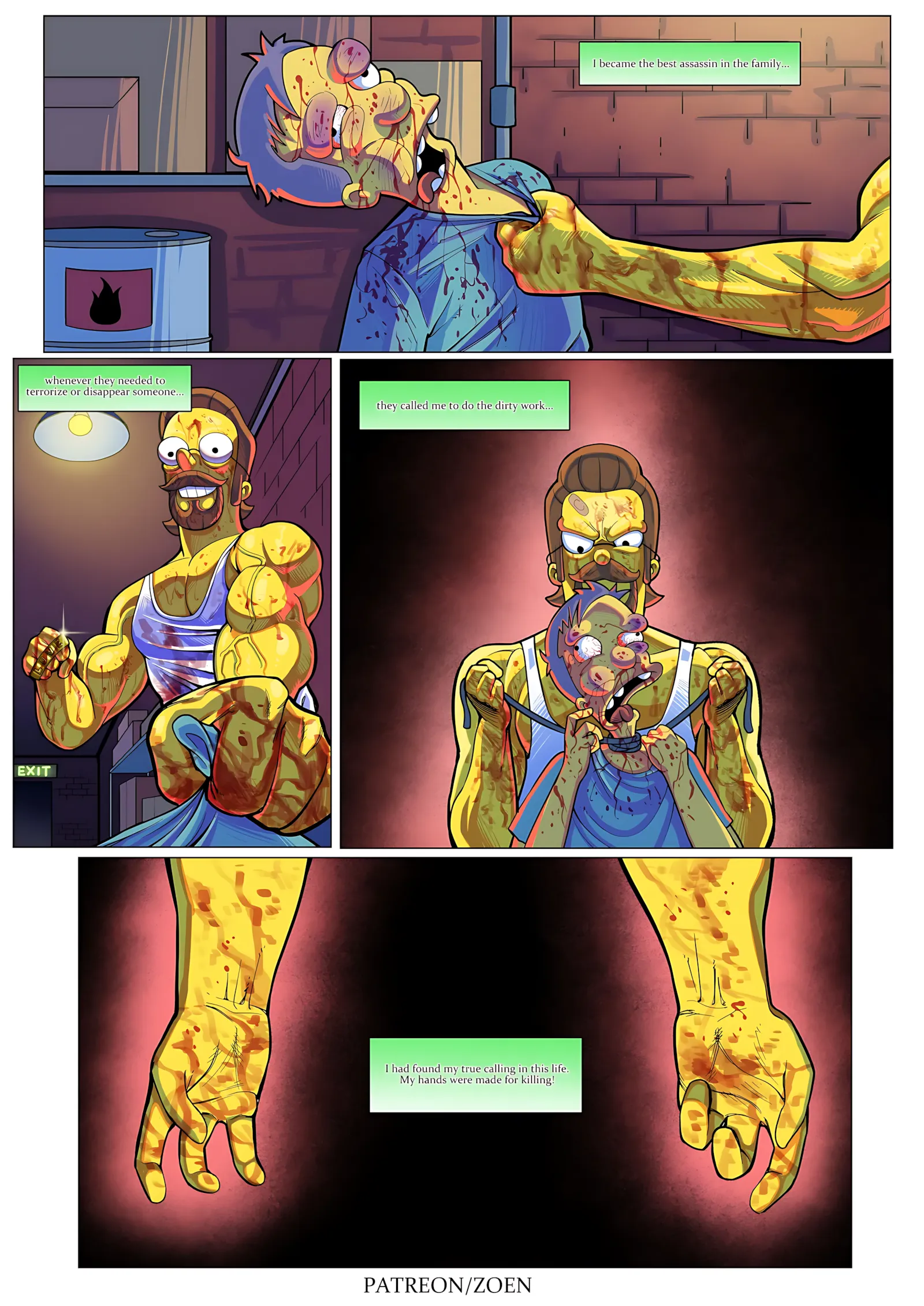 The Simpsons “Bad Boy” [Zoen], The Simpsons "Bad Boy", page 8 of 105
